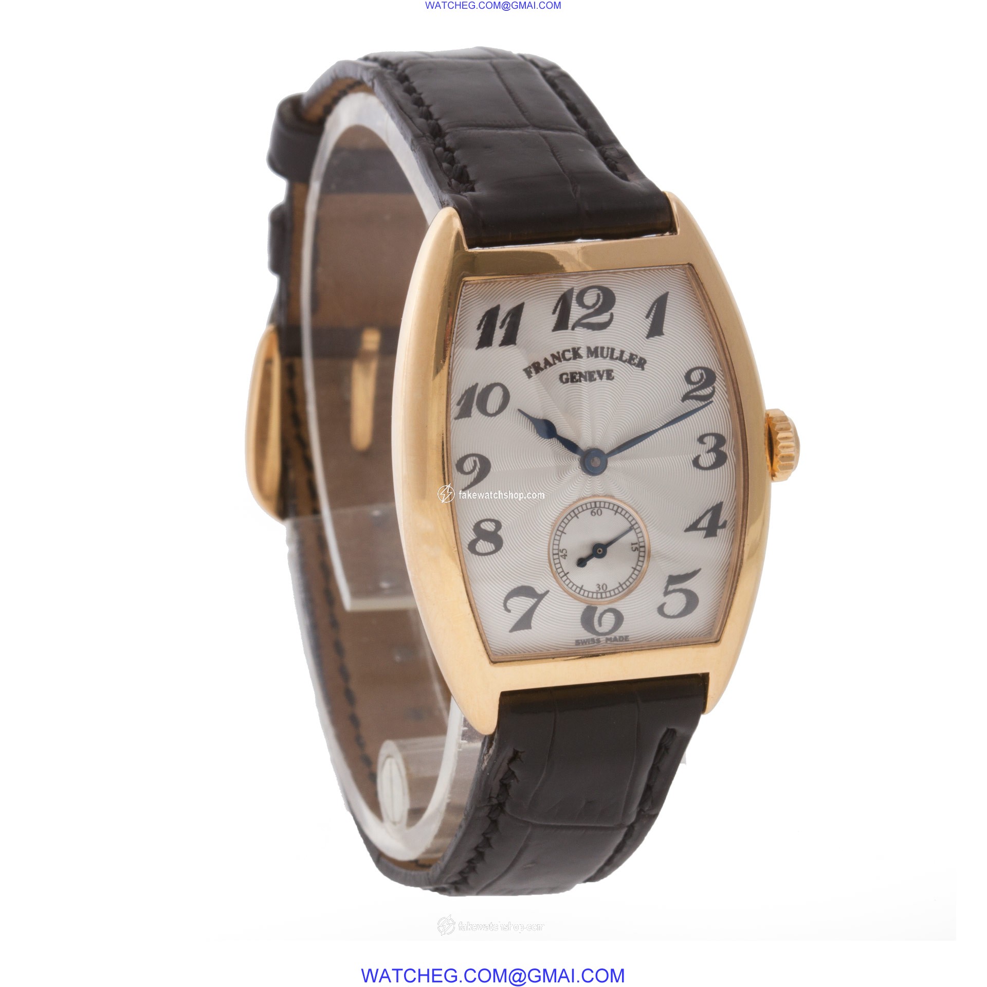 Franck Muller 7501 S6 MM Curvex Manual Female 18k yellow gold 4