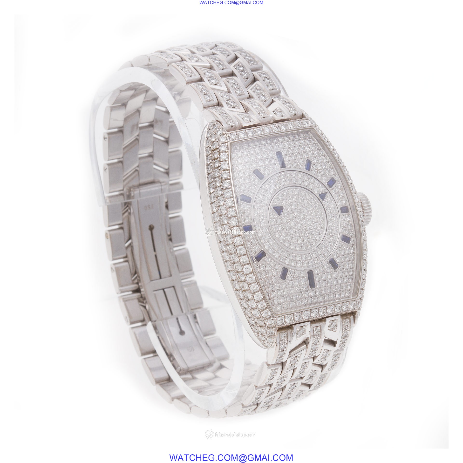 Franck Muller 5850 DBMYSDFHWGW Master of Complication Automatic Male 18k White Gold 4