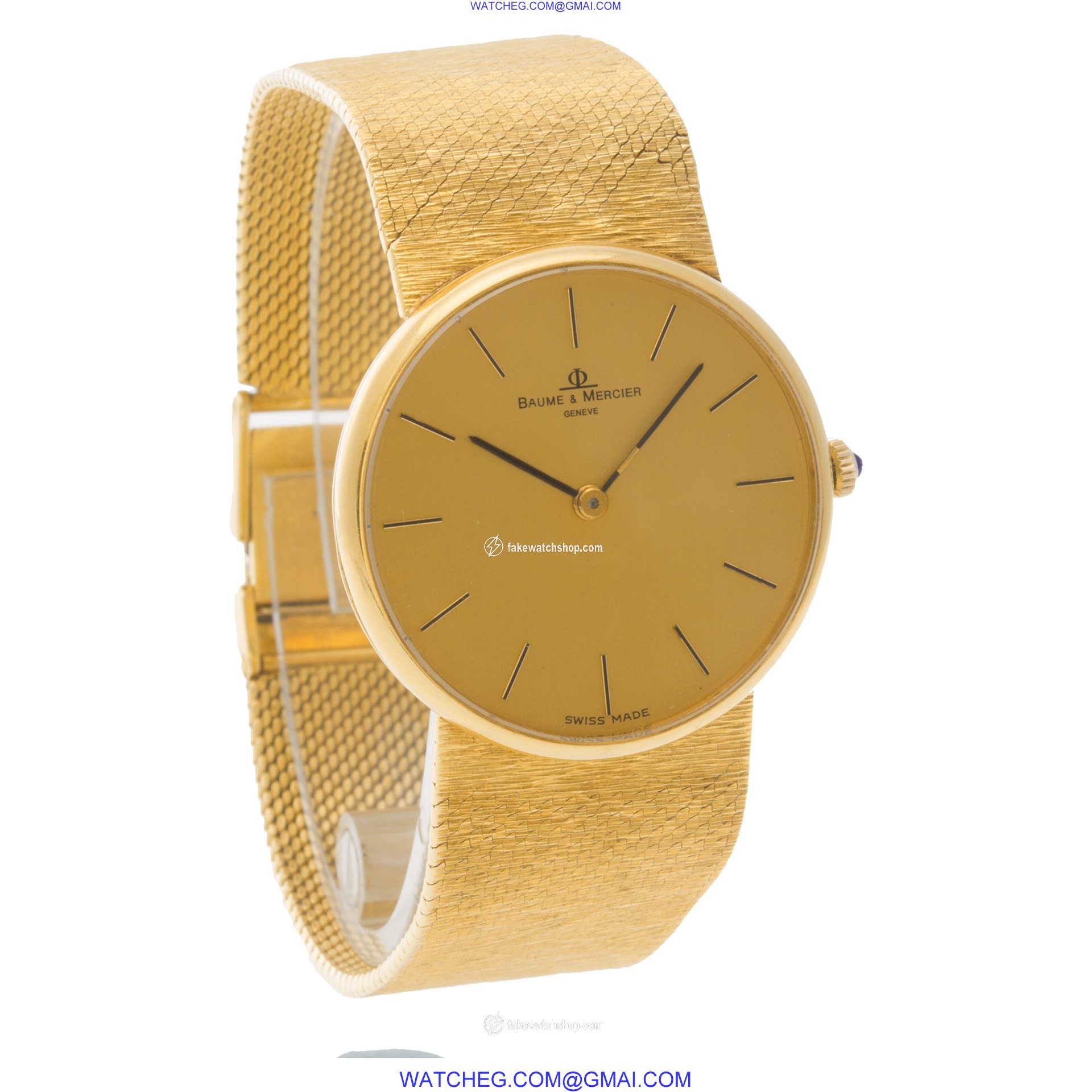 Baume & Mercier 35110 Classic Manual Male 18k Yellow Gold 4