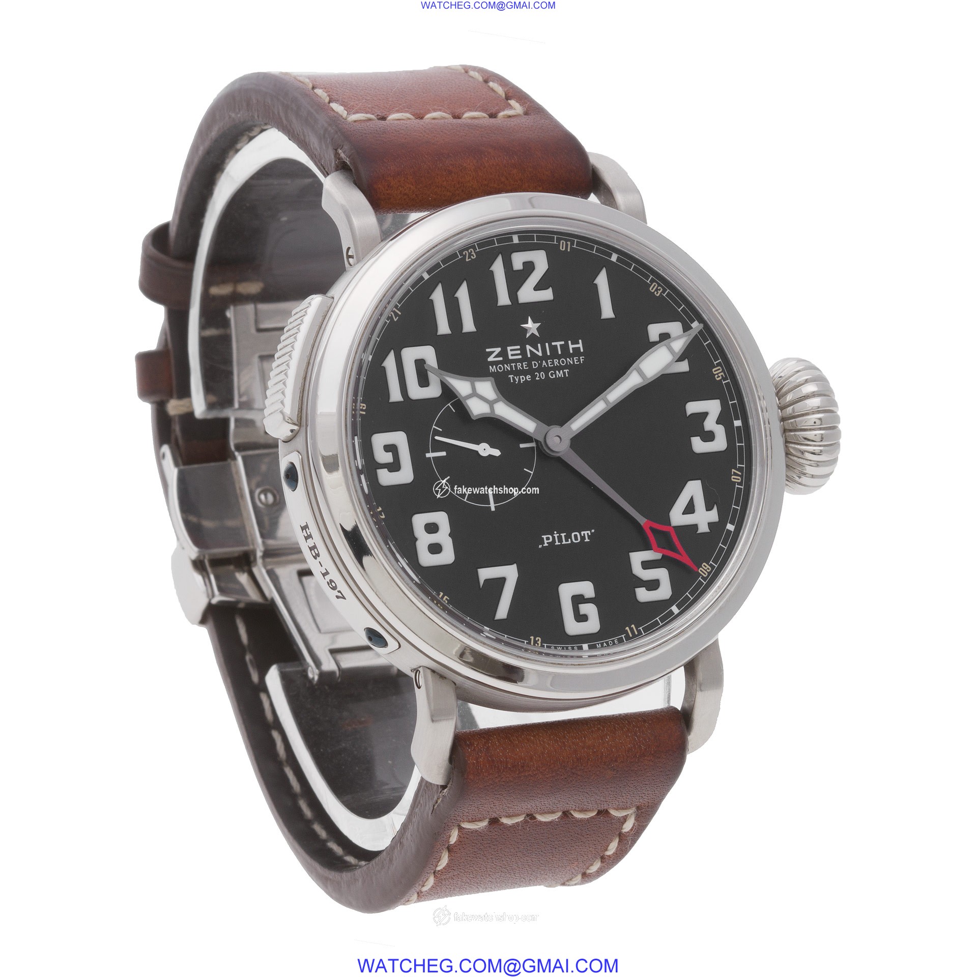 Zenith 03.2430.693 Pilot Montre D Aeronef Automatic Male Stainless Steel 4