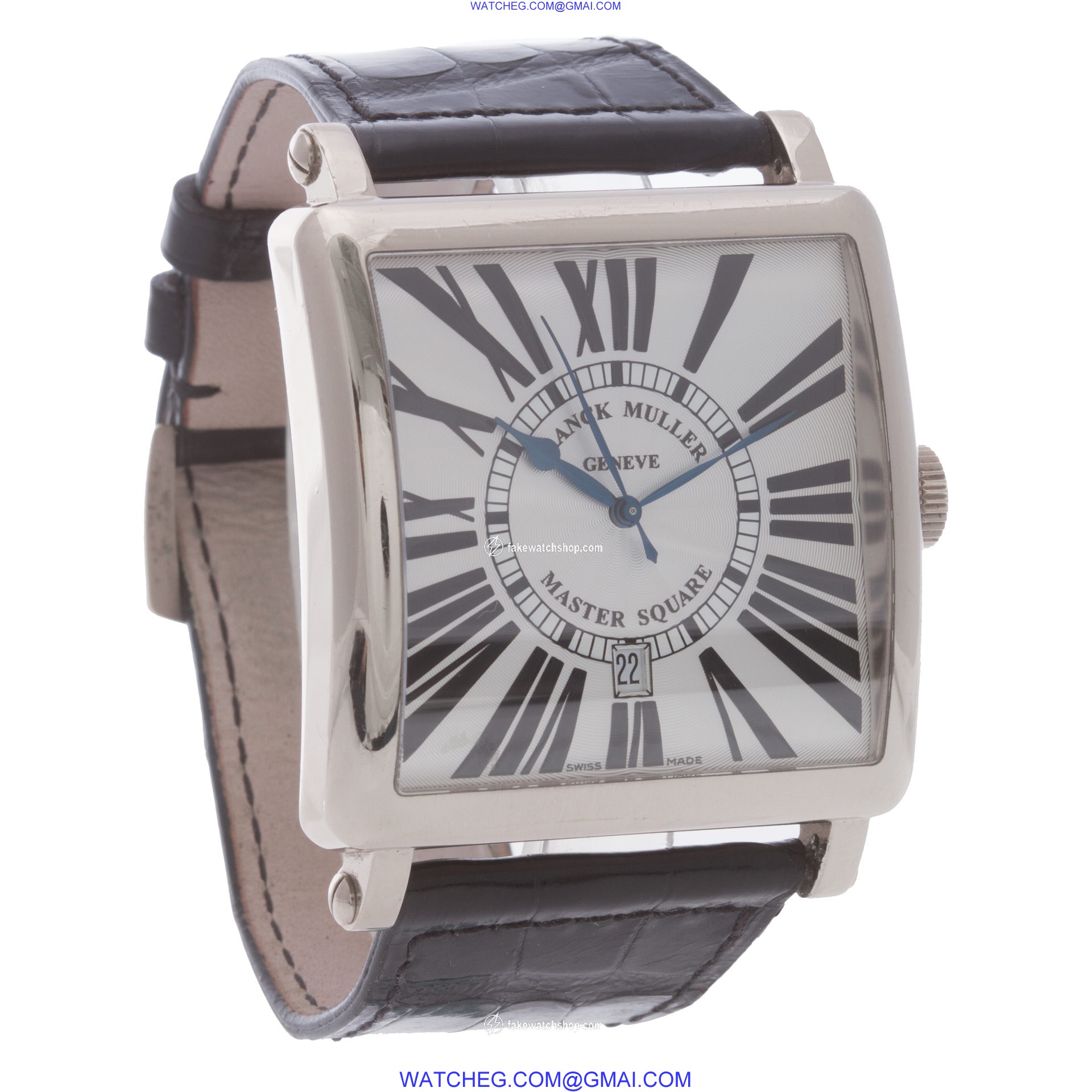 Franck Muller 6000 K SC Master Square Automatic Male 18k White Gold 4