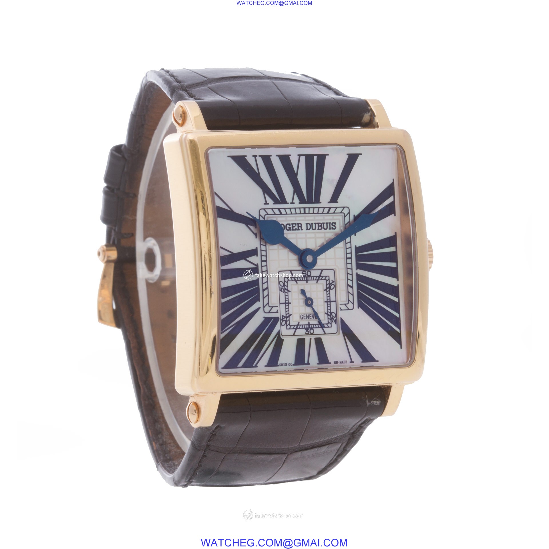 Roger Dubuis G43.14.5 Golden Square Automatic Male 18k Pink Gold 4