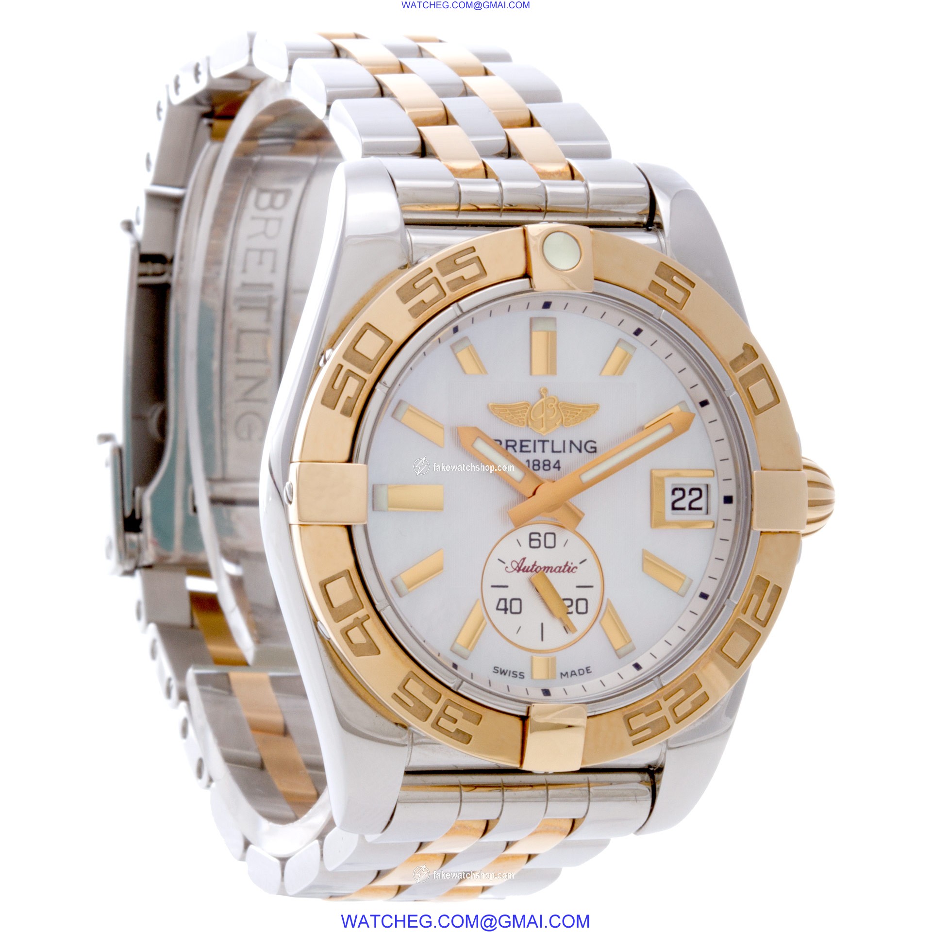 Breitling C37330 Galactic Automatic Unisex 18k rose gold 4