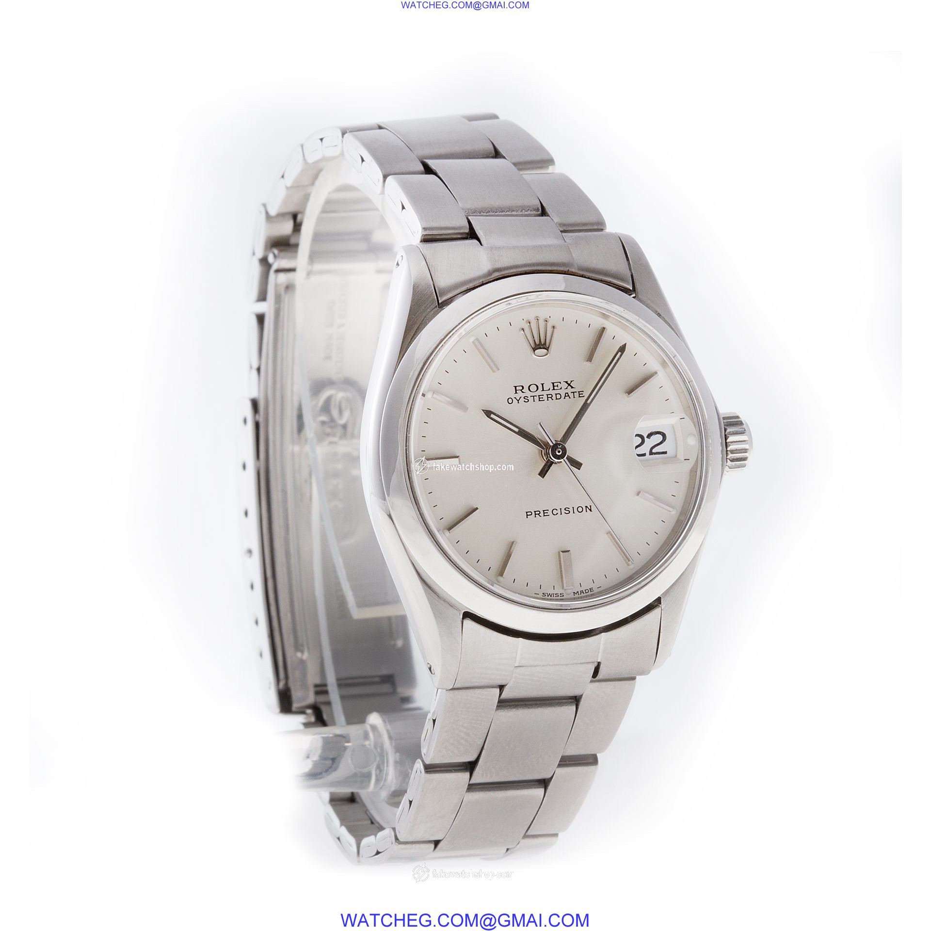 Rolex 6466 oysterdate Manual Unisex Stainless Steel 4