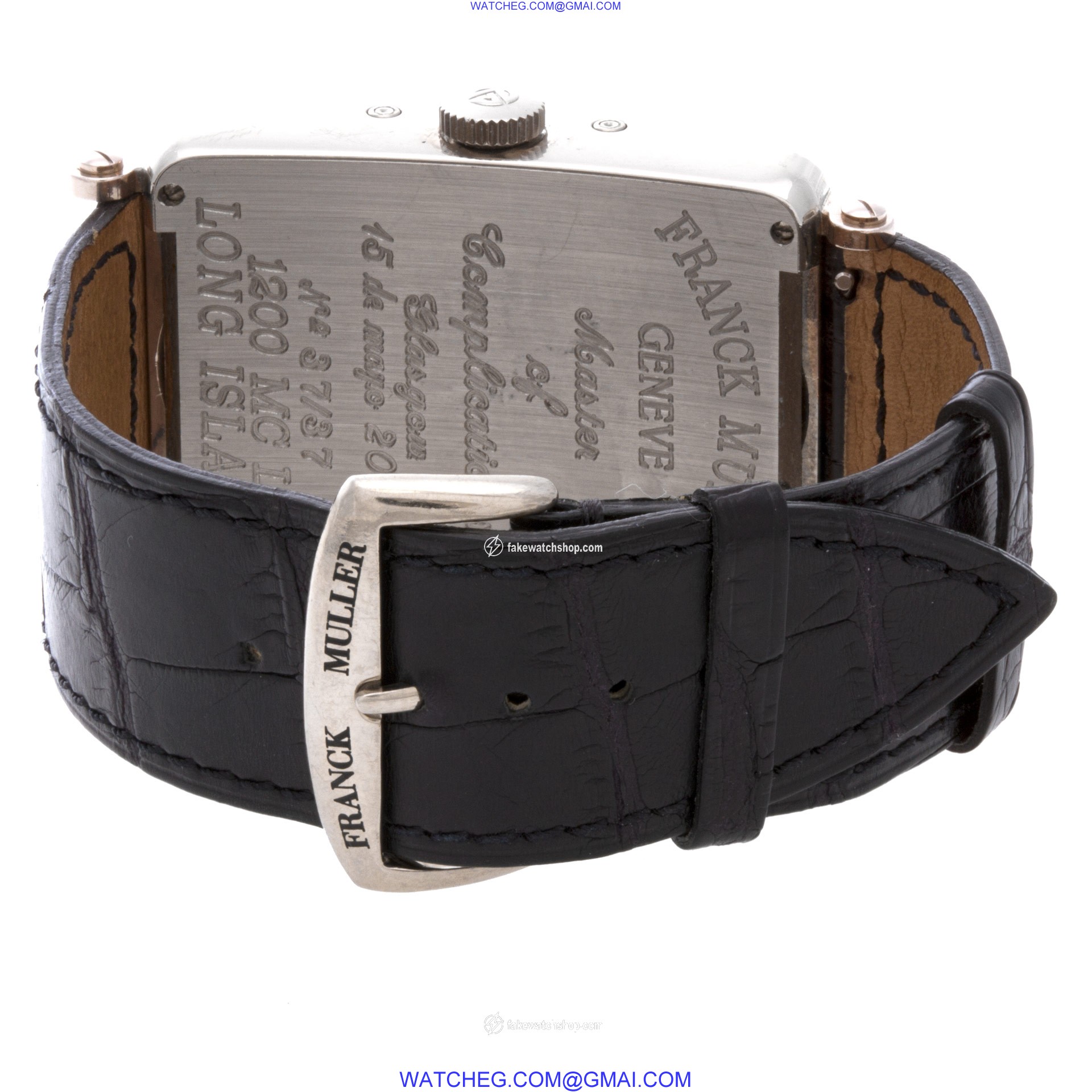 Franck Muller 1200 MC L Long Island Automatic Male 18k White Gold 4