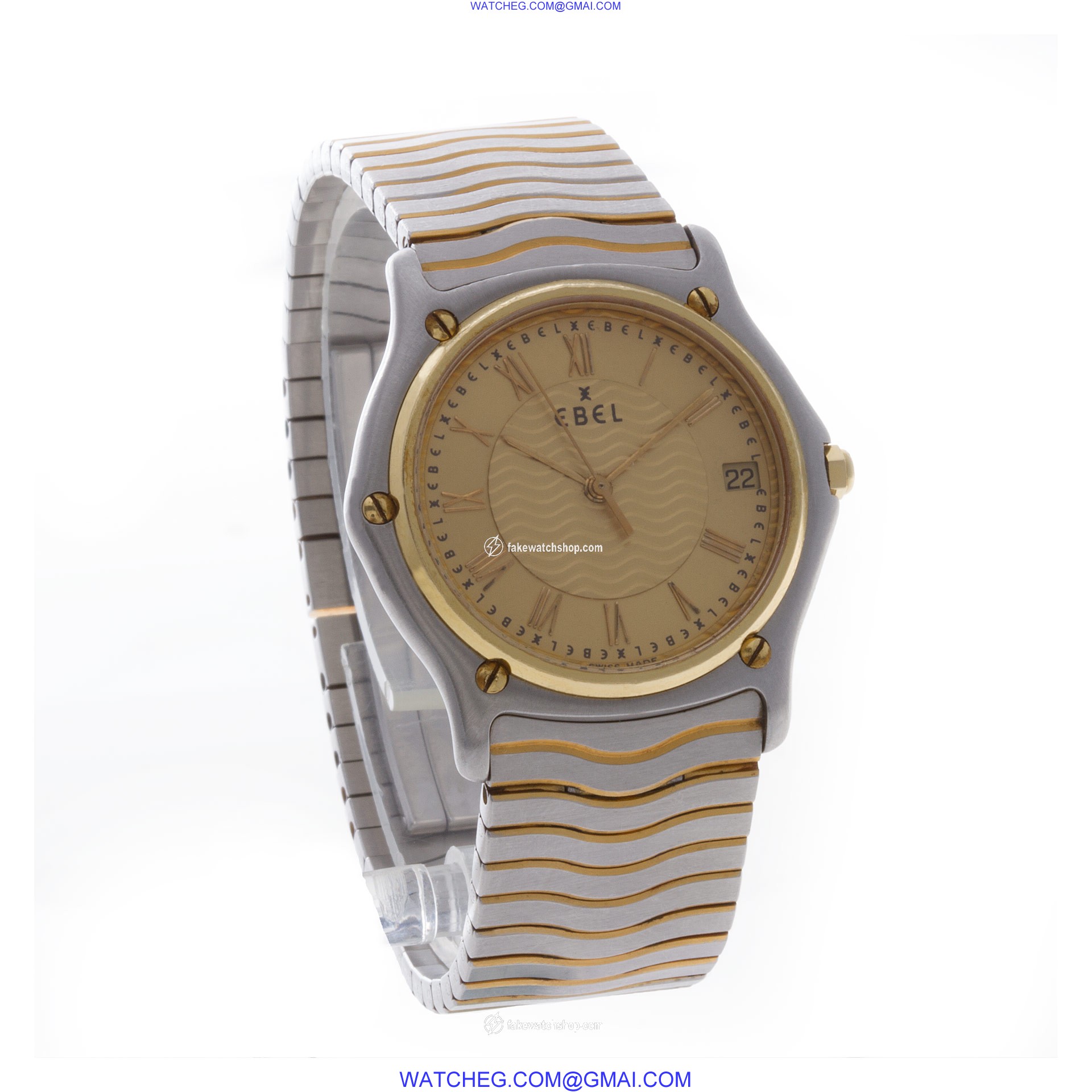 Ebel 1187141 Classic Wave Quartz Male Stainless Steel 4