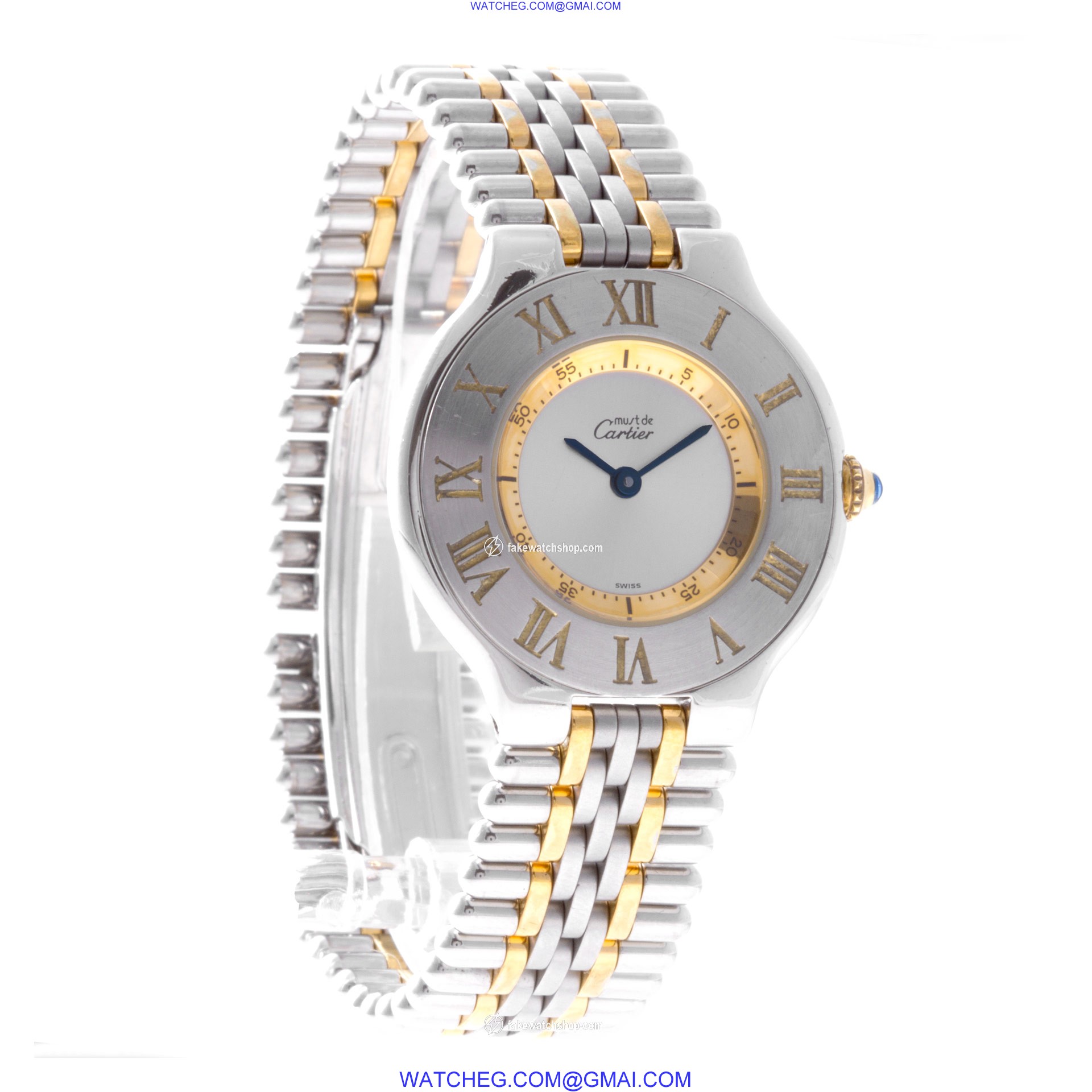 Cartier 1330 Must 21 Quartz Unisex Stainless Steel 4