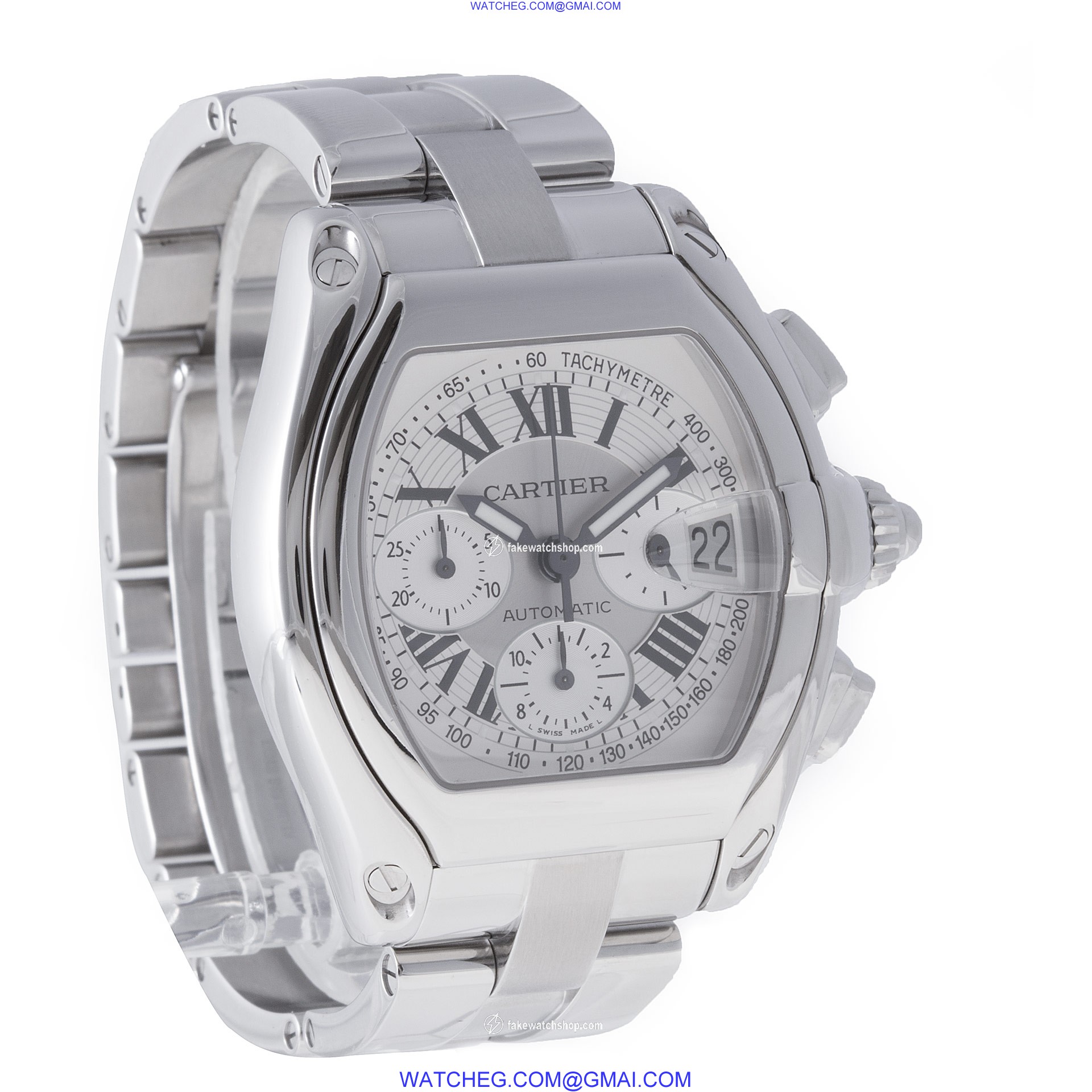 Cartier W62019X6 Roadster Automatic Male Stainless Steel 4