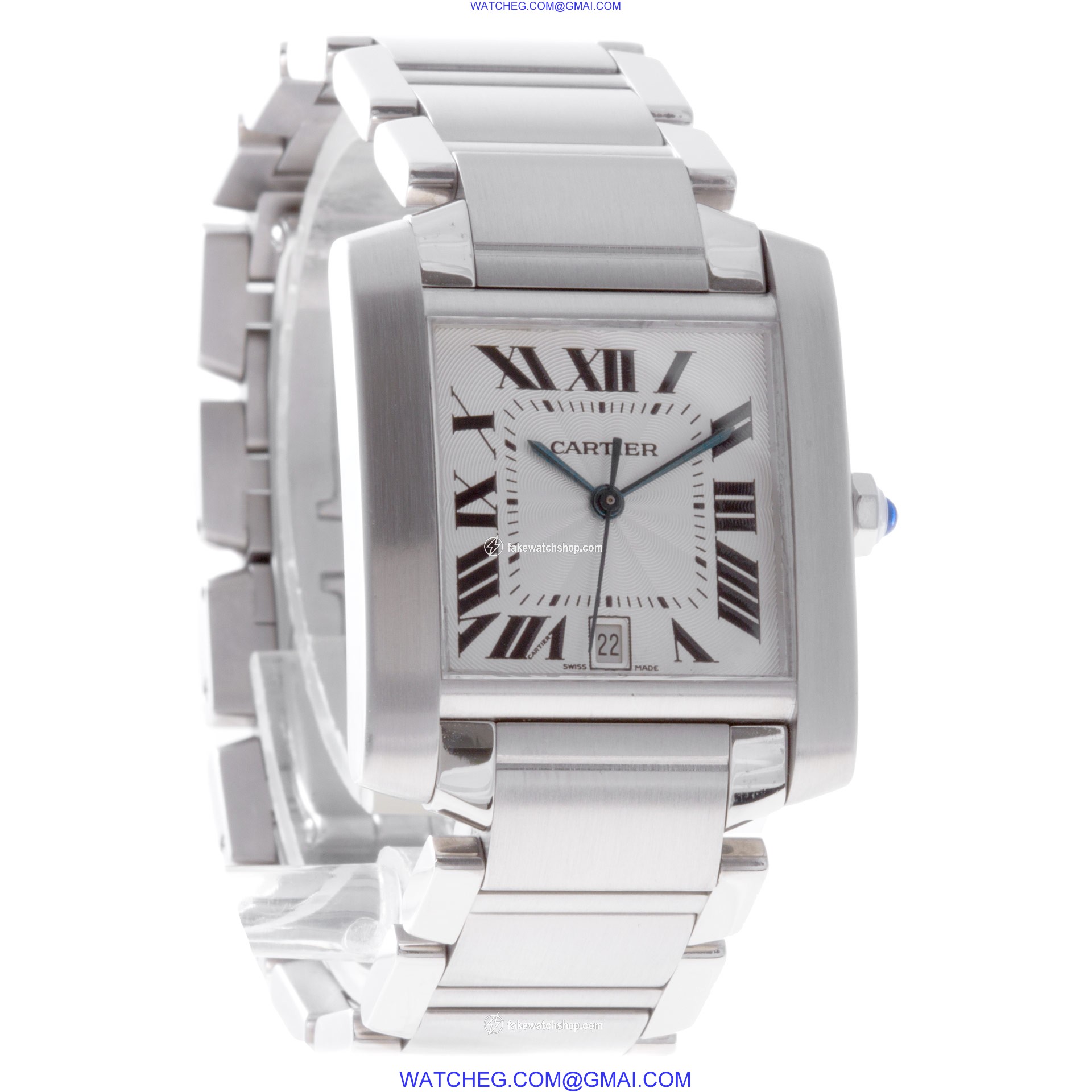 Cartier w51002q3 Tank Francaise Automatic Male Stainless Steel 4