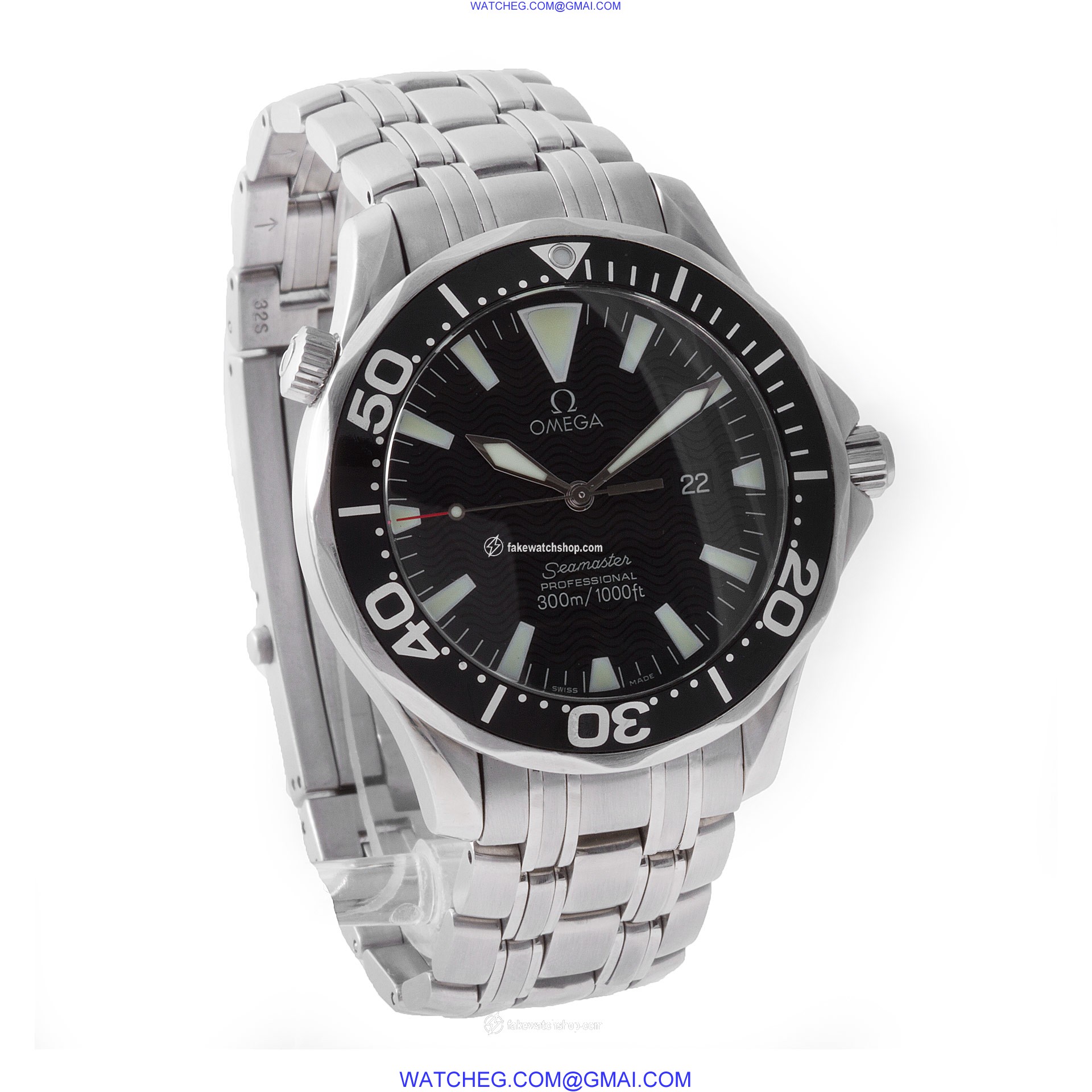Omega 22645000 Seamaster Quartz Male Stainless Steel 4