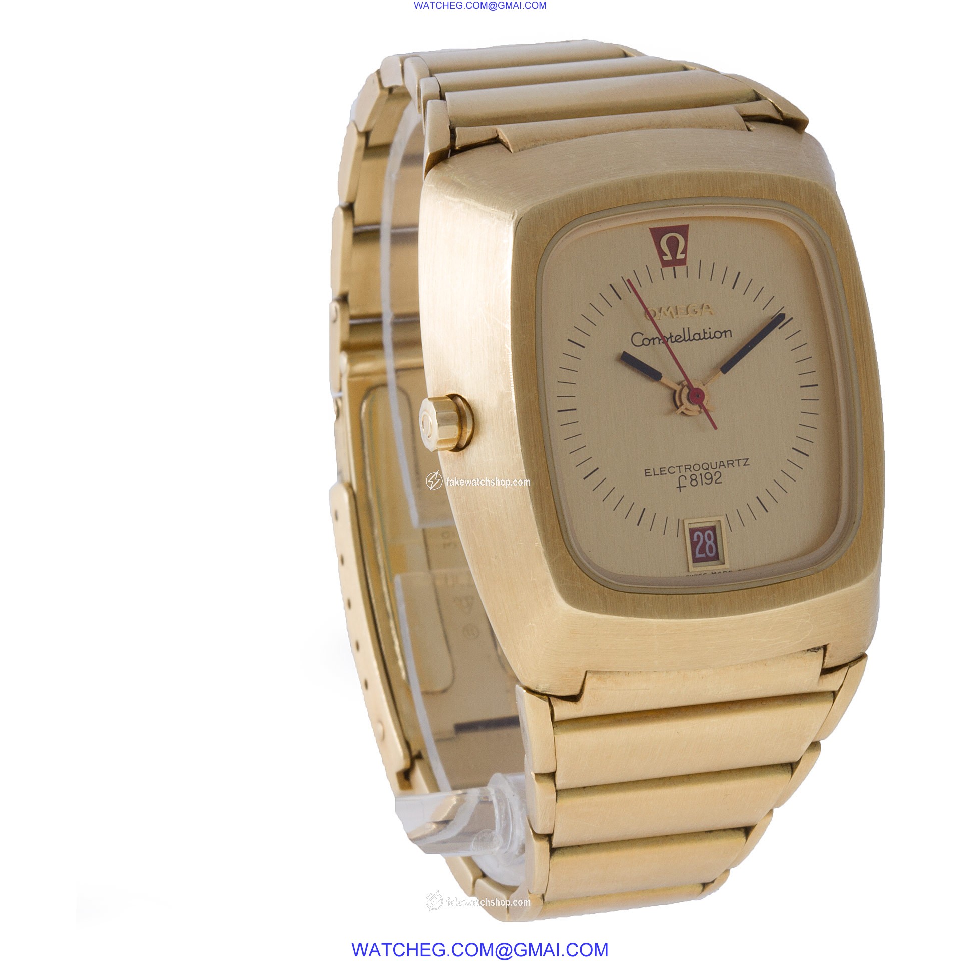 Omega 196.005 Constellation Quartz Male 18k yellow gold 4