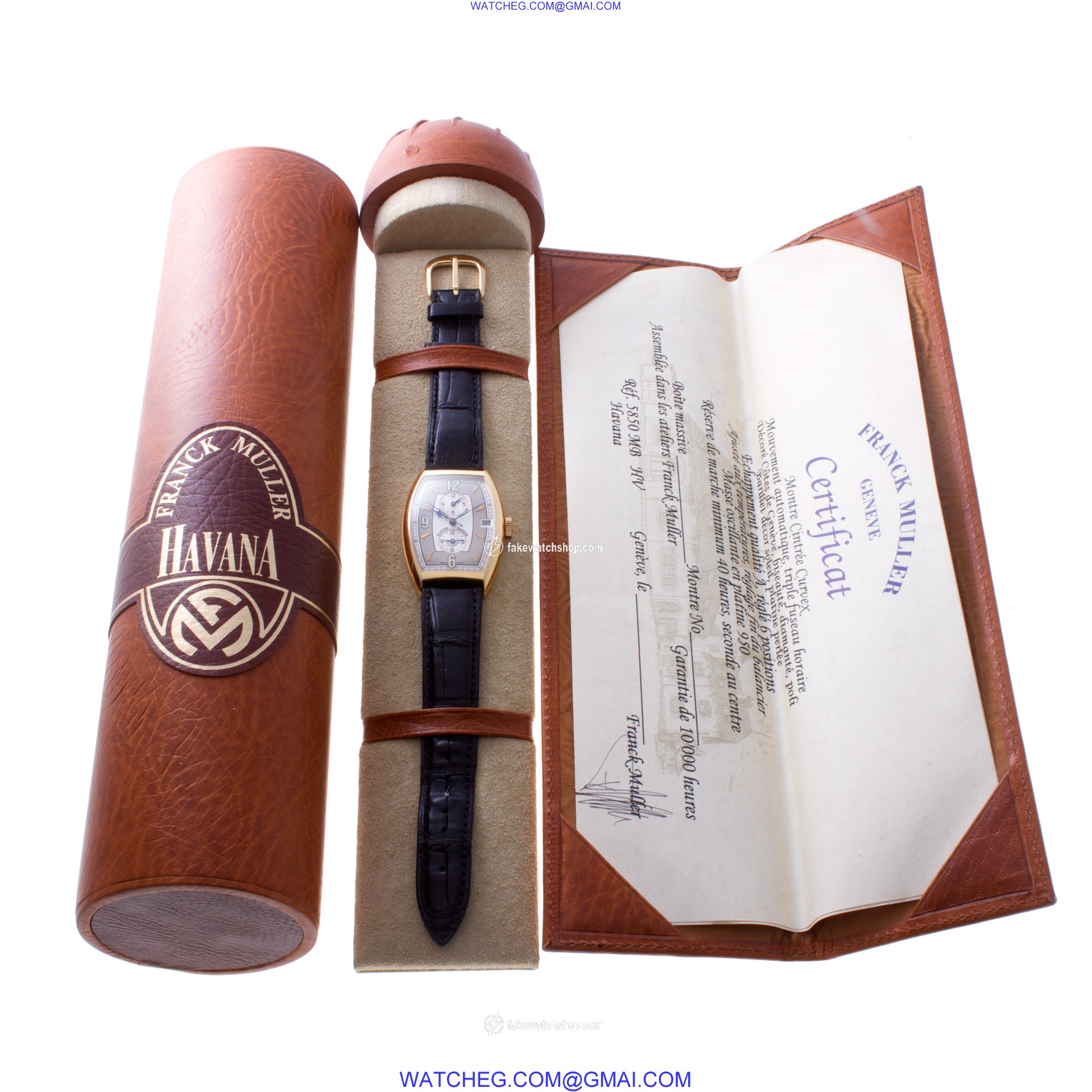 Franck Muller 5850NBHV Master Banker Automatic Male 18k yellow gold 4