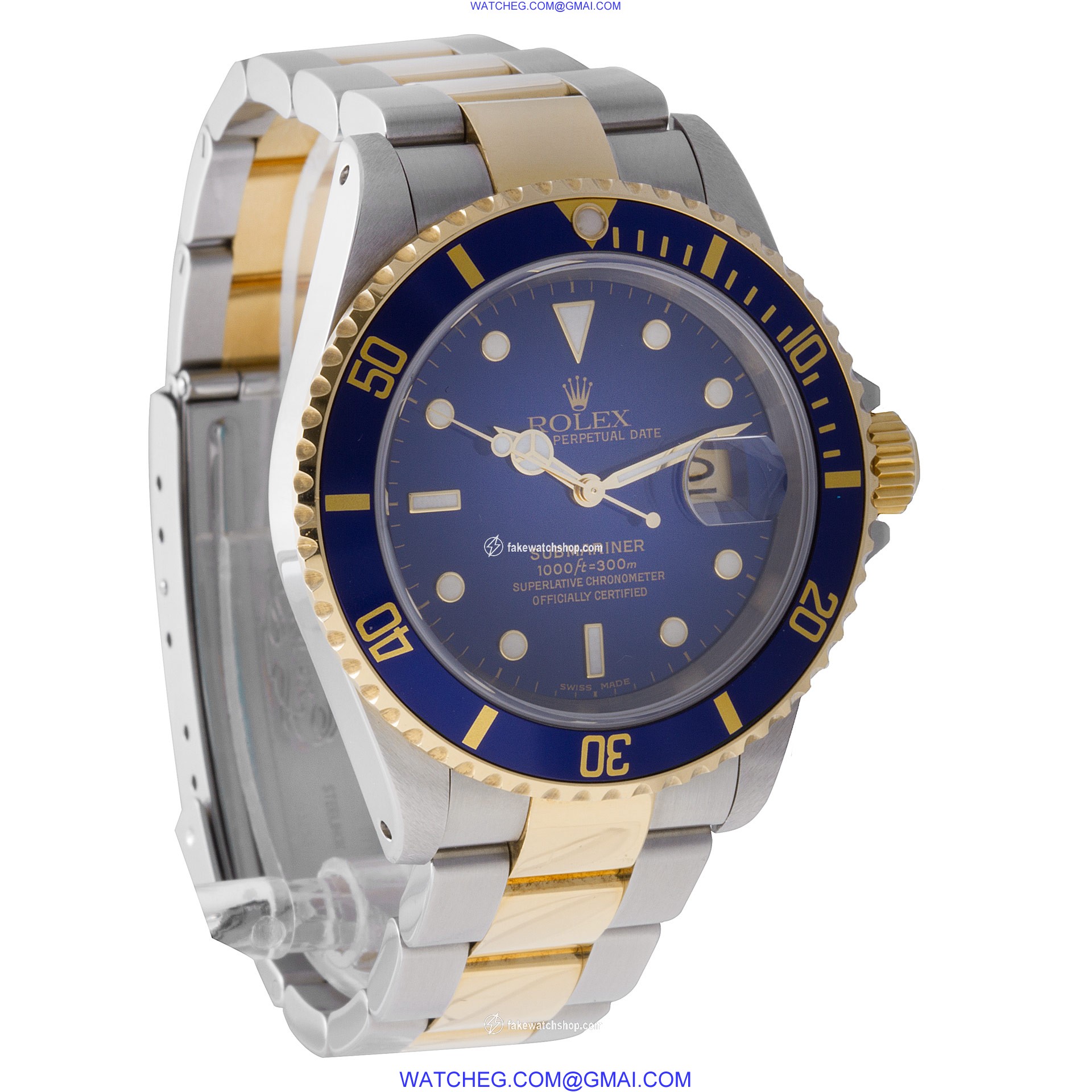Rolex 16613 Submariner Automatic Male 18k gold & Stainless Steel 4