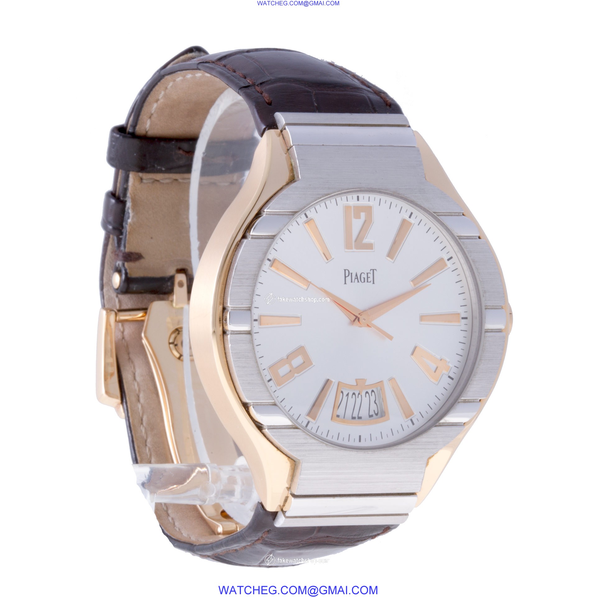 Piaget GOA34041 Polo Automatic Male 18k White and Pink Gold 4