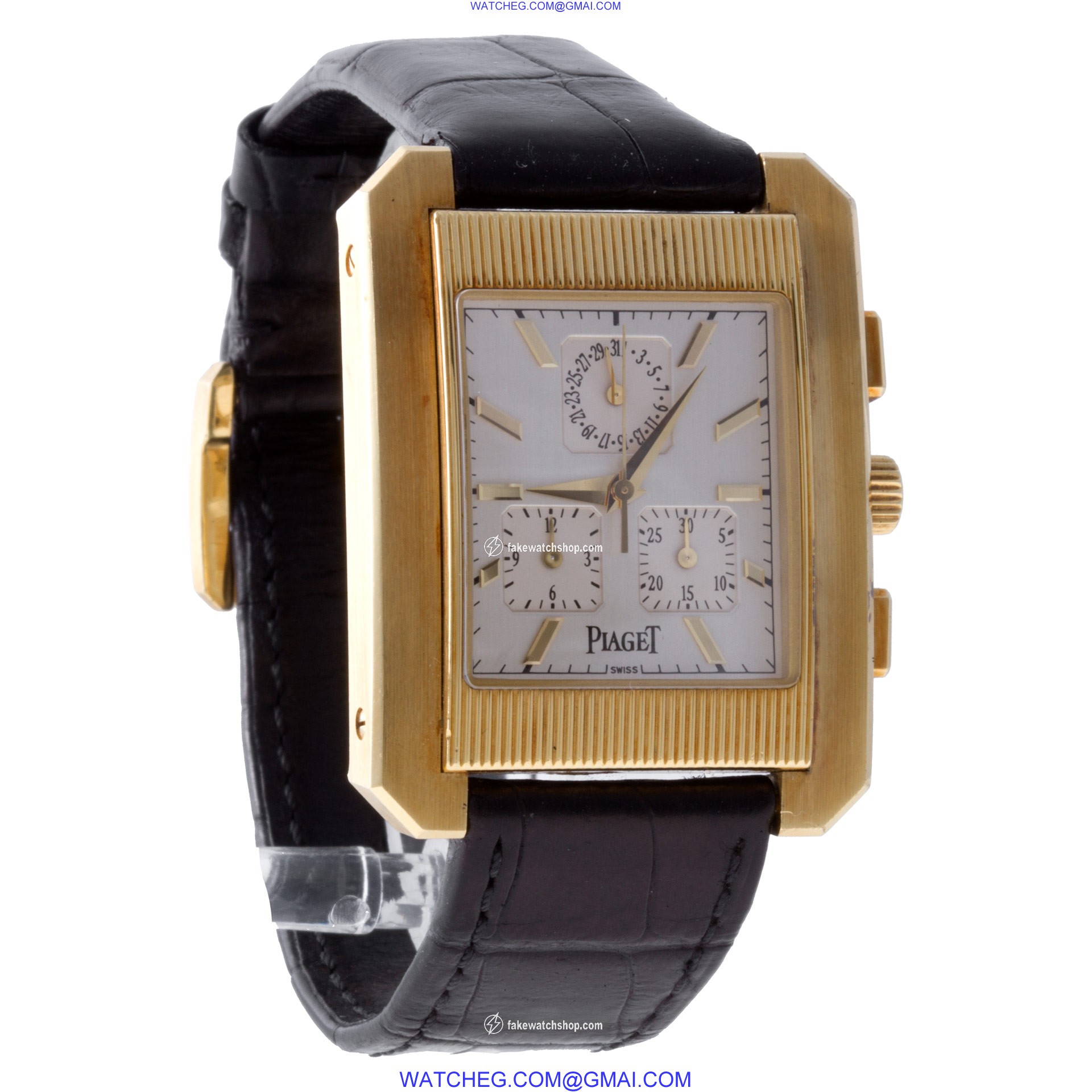 Piaget GOA22086 Protocol Quartz Male 18k Yellow Gold 4