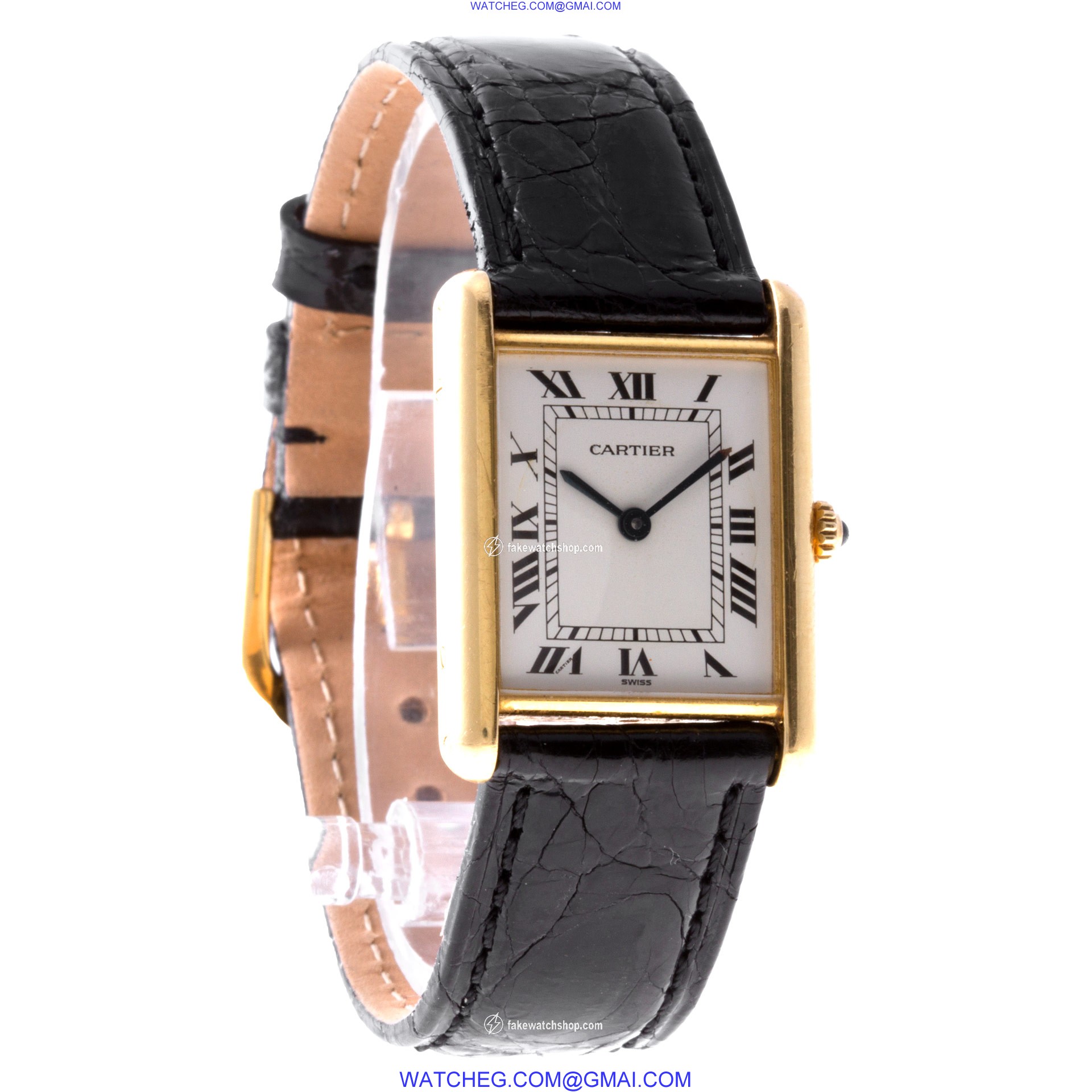 Cartier Cartier 2067 Tank Quartz Female 18k yellow gold 4