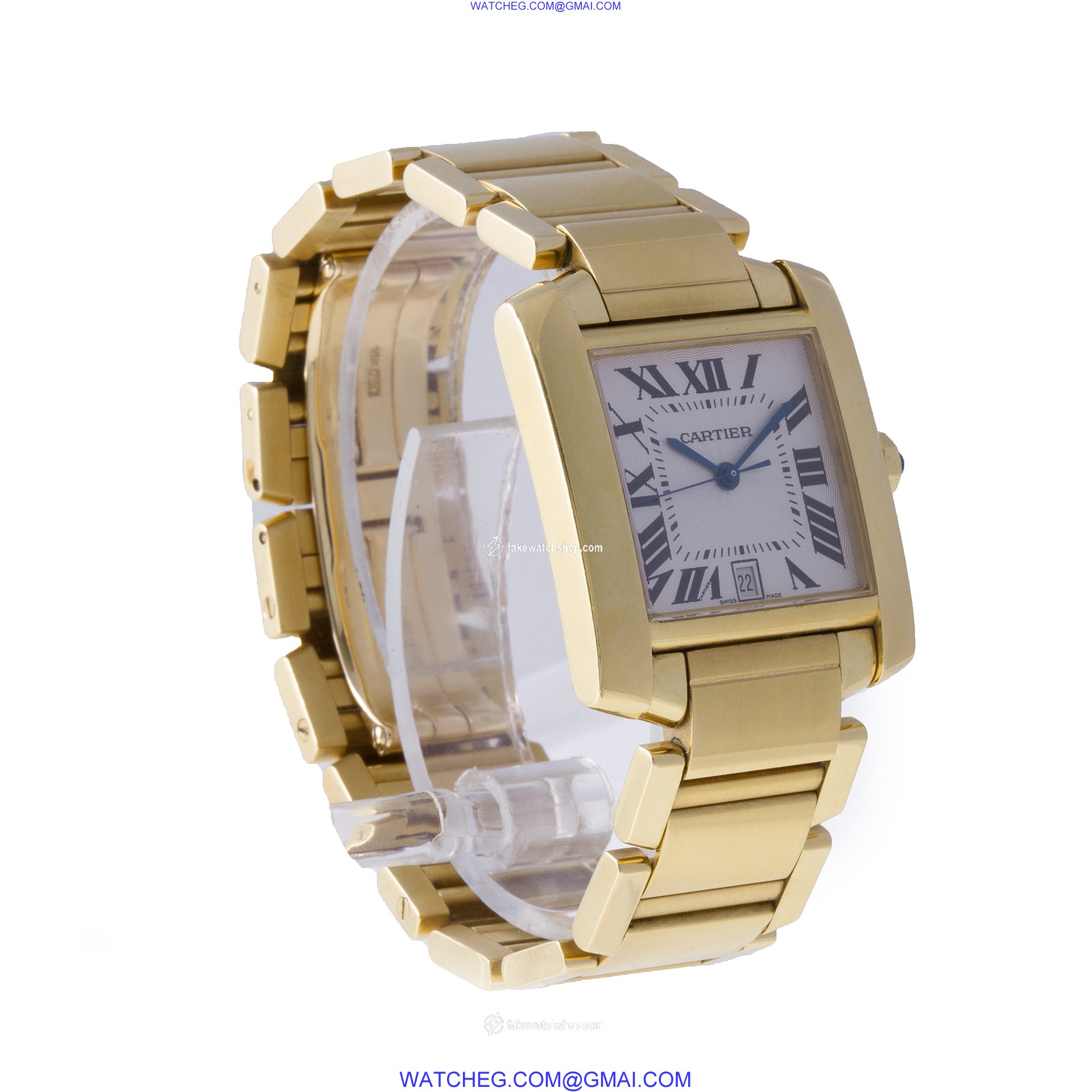 Cartier W5001R2 Tank Francaise Automatic Male 18k yellow gold 4