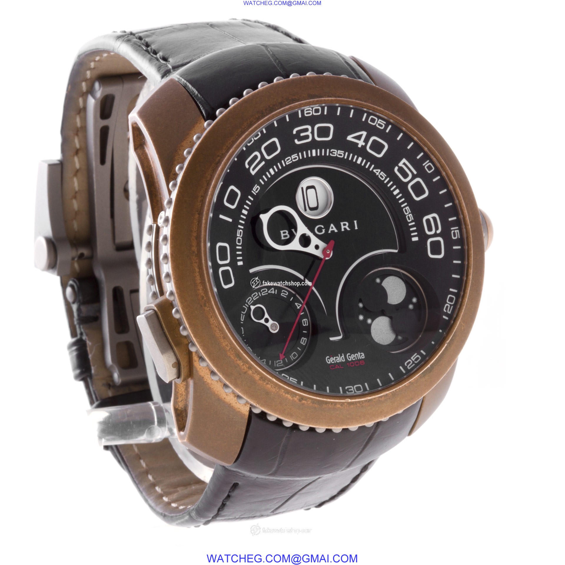 Bvlgari GSH.Y.98 MPGMT Gefica Automatic Male Bronze & Titanium 4