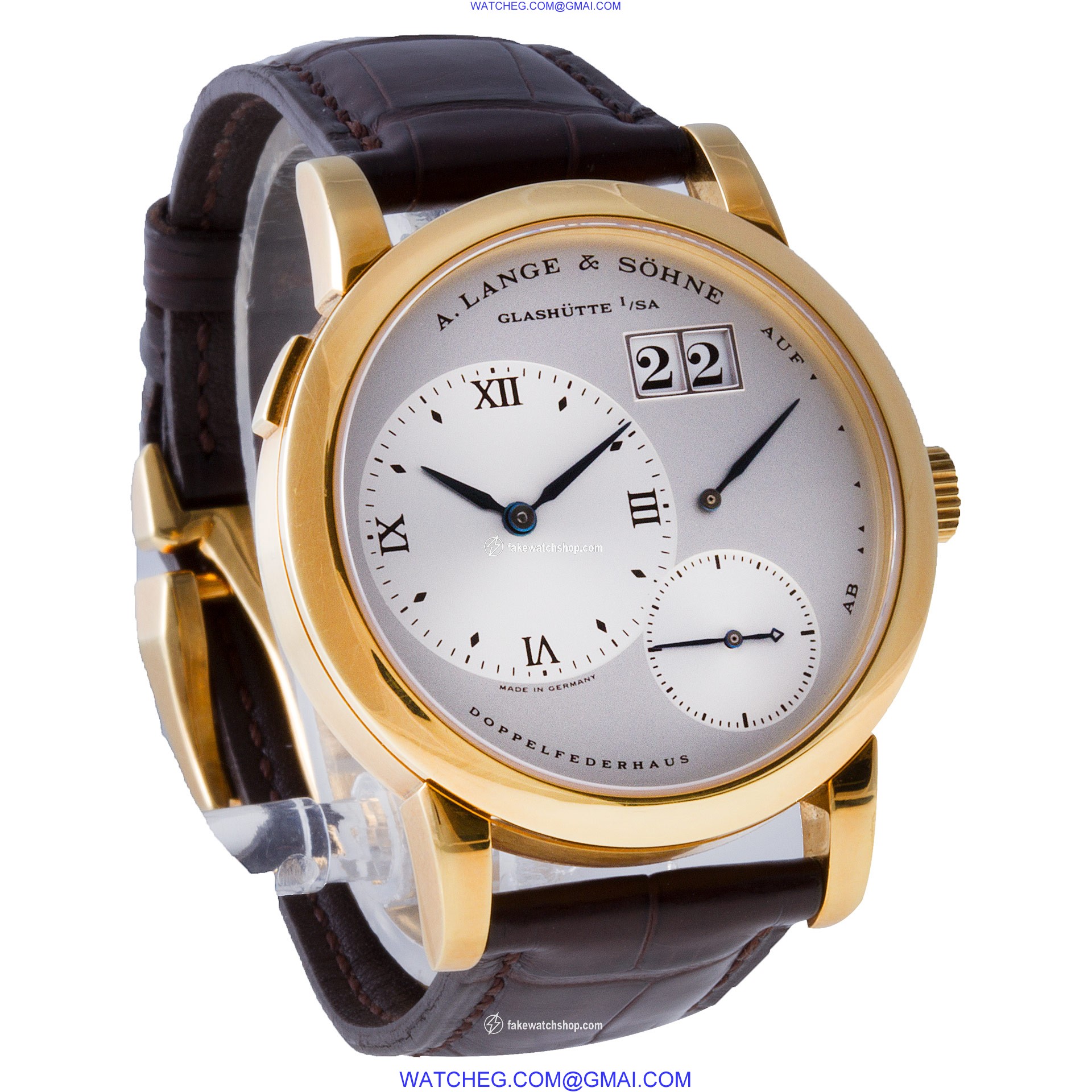 A. Lange & Sohne 101.022 Lange 1 Manual Male 18k Yellow Gold 4