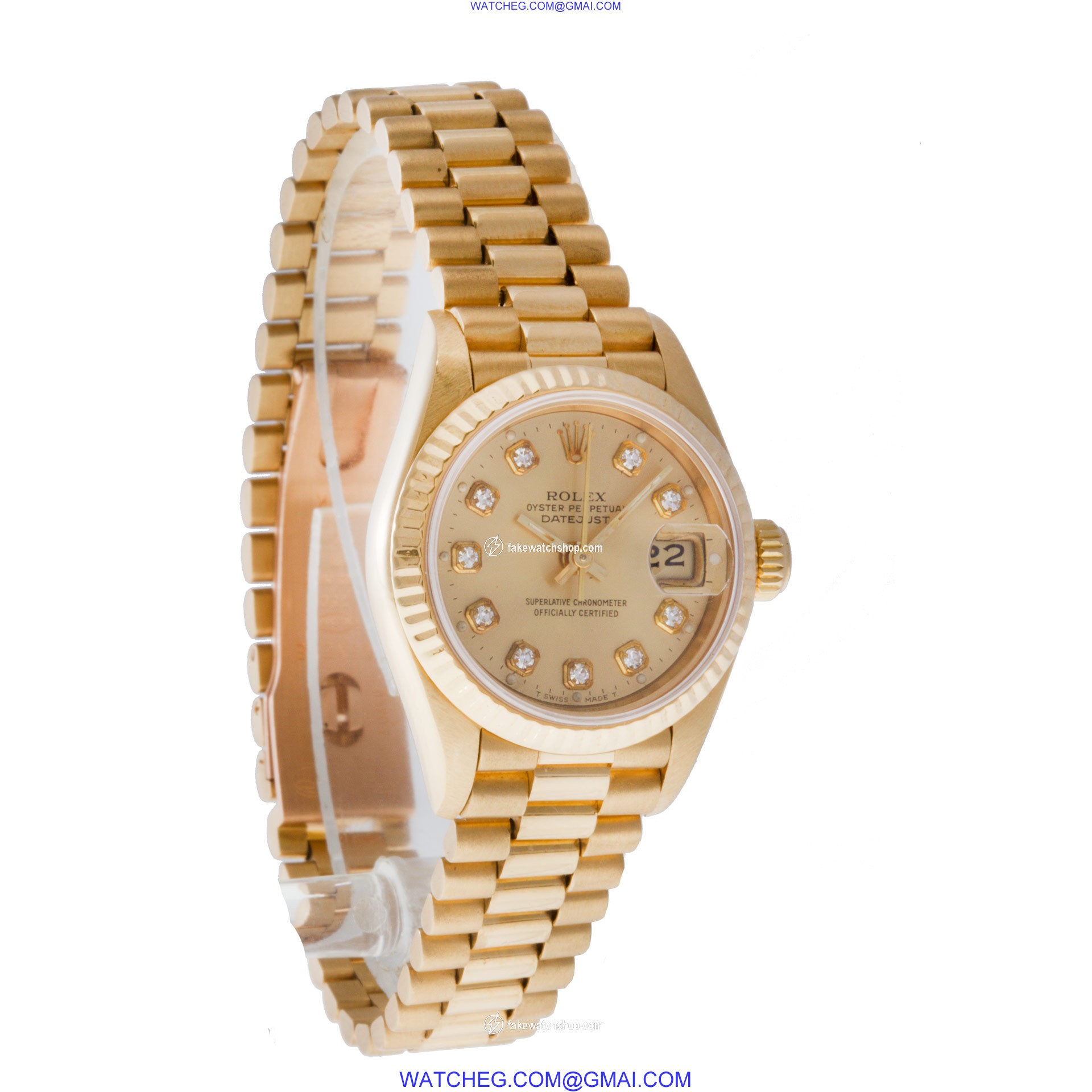 Rolex 69178 Datejust Automatic Female 18k yellow gold 4