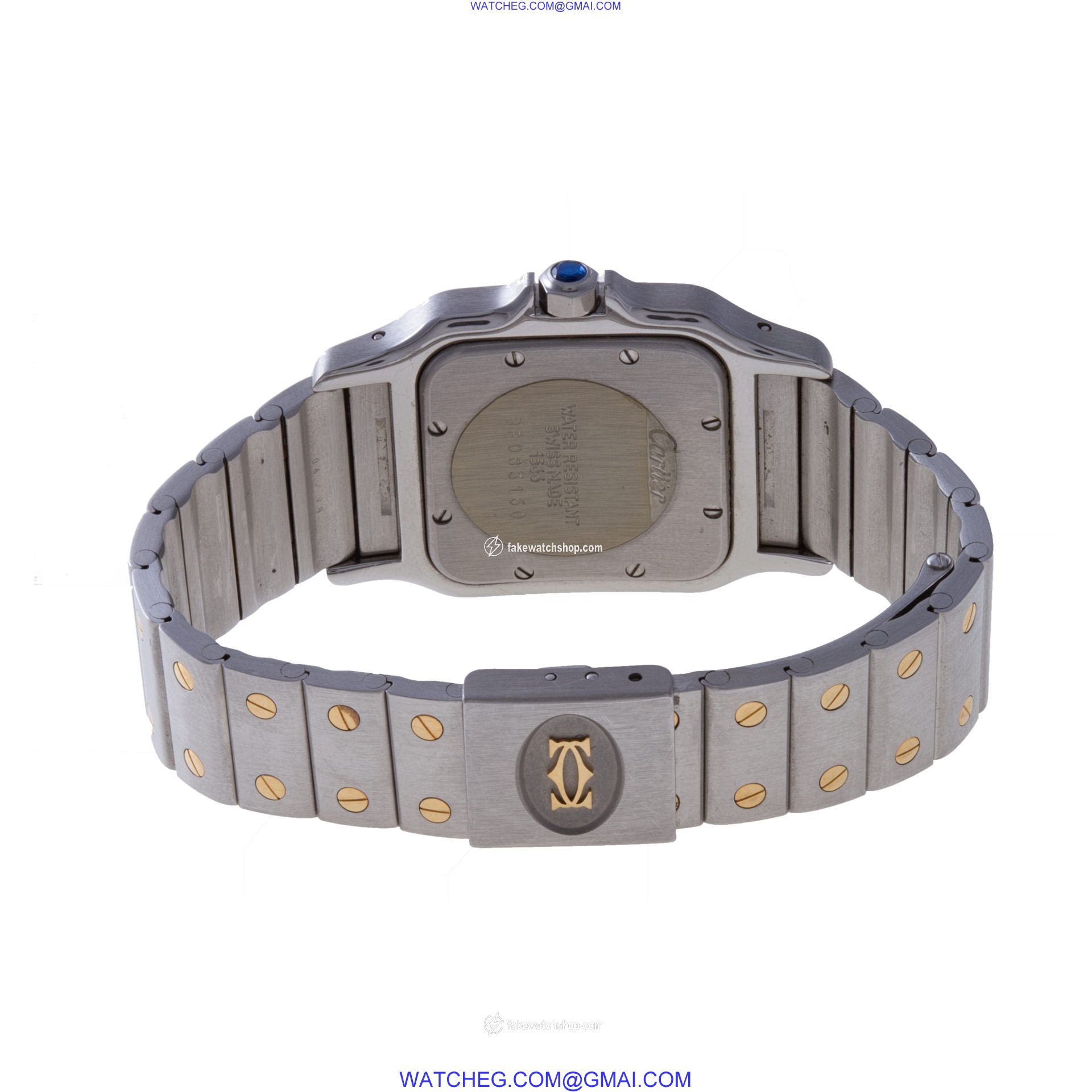 Cartier 1566 Santos Quartz Unisex Stainless Steel 4