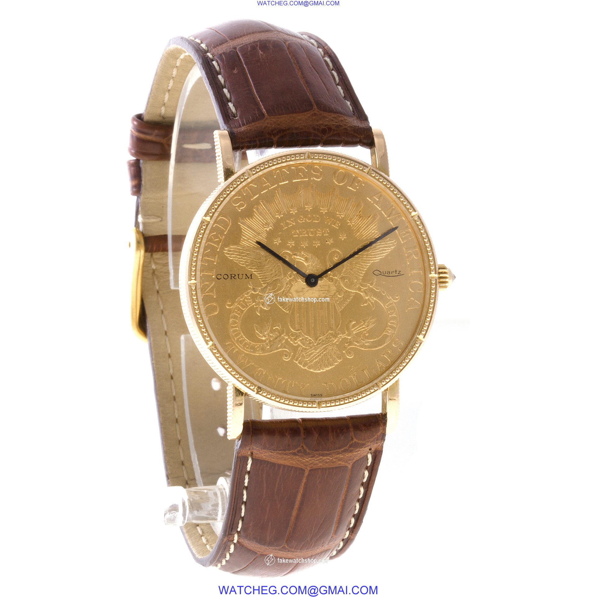 Corum CT32892 $20 Coin Quartz Male 18k yellow gold 4