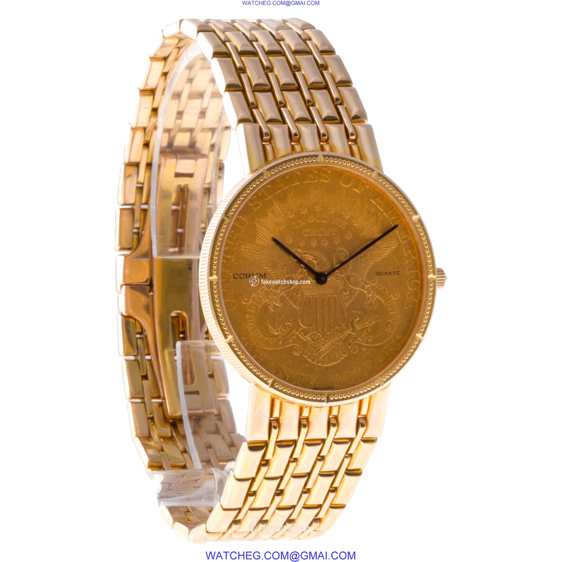 Corum 62022.955501 $20 Coin Quartz Unisex 18k yellow gold 4