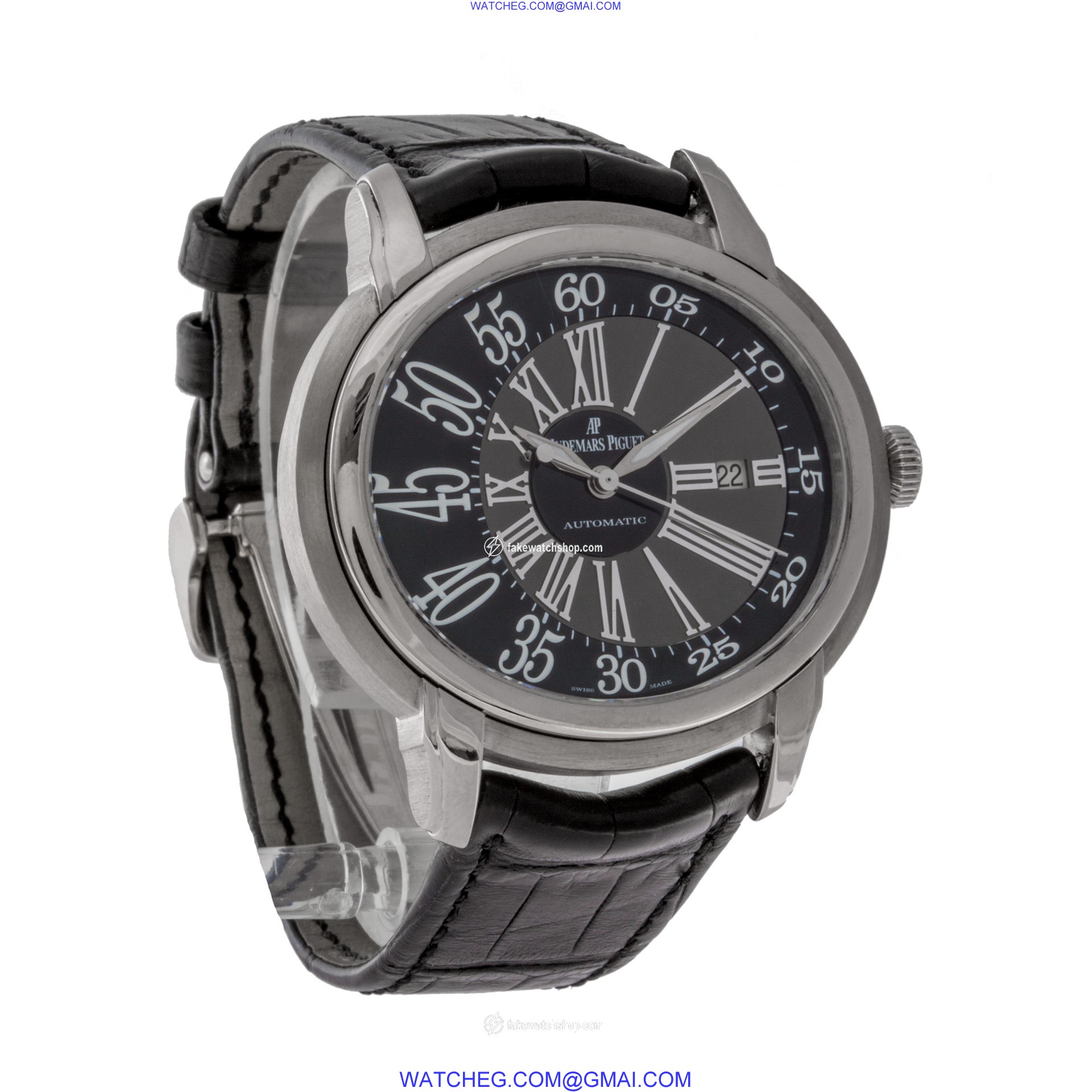 Audemars Piguet 15320BC.OO.D002CR.01 Millenary Automatic Male 18k White Gold 4