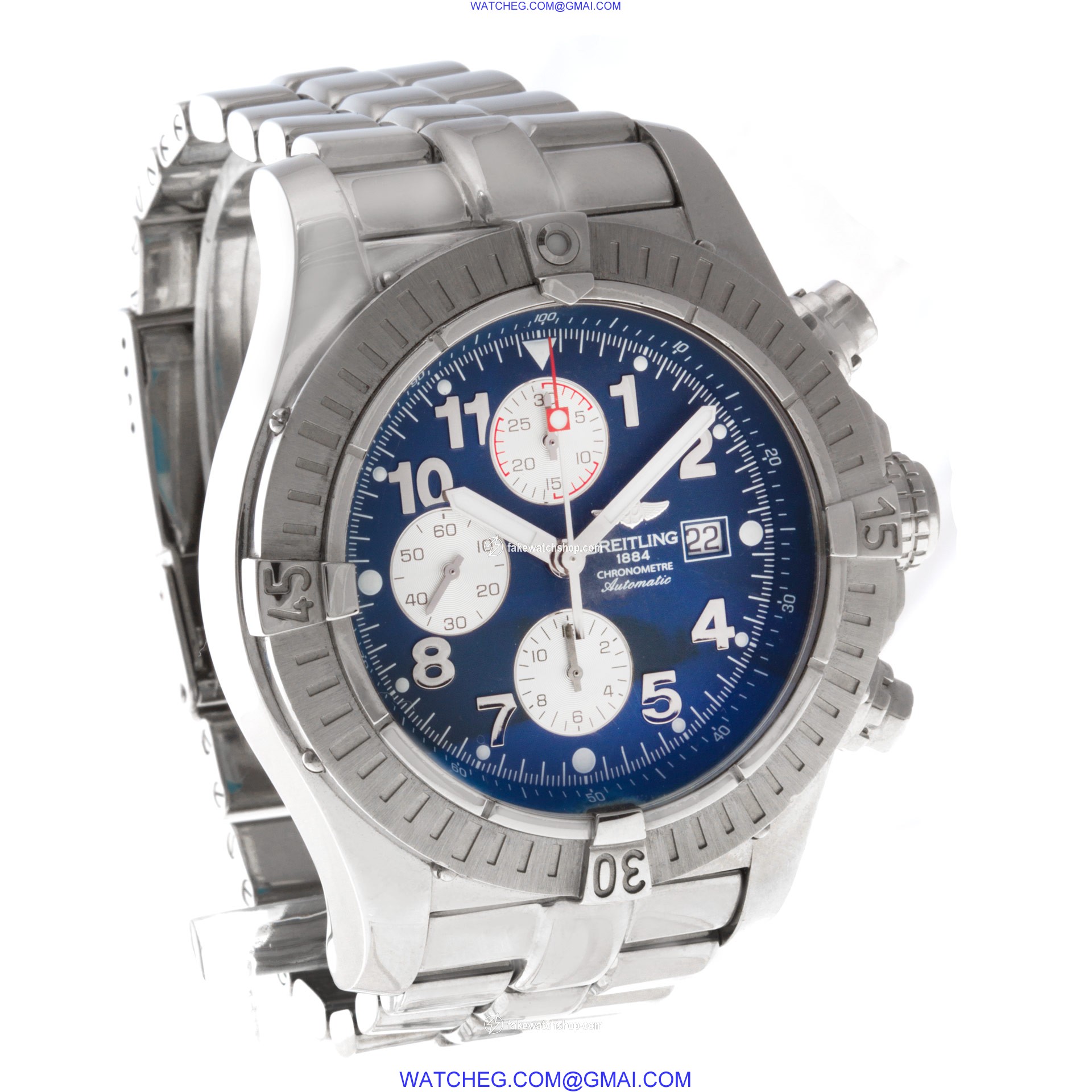 Breitling a13370 Super Avenger Automatic Male Stainless Steel 4