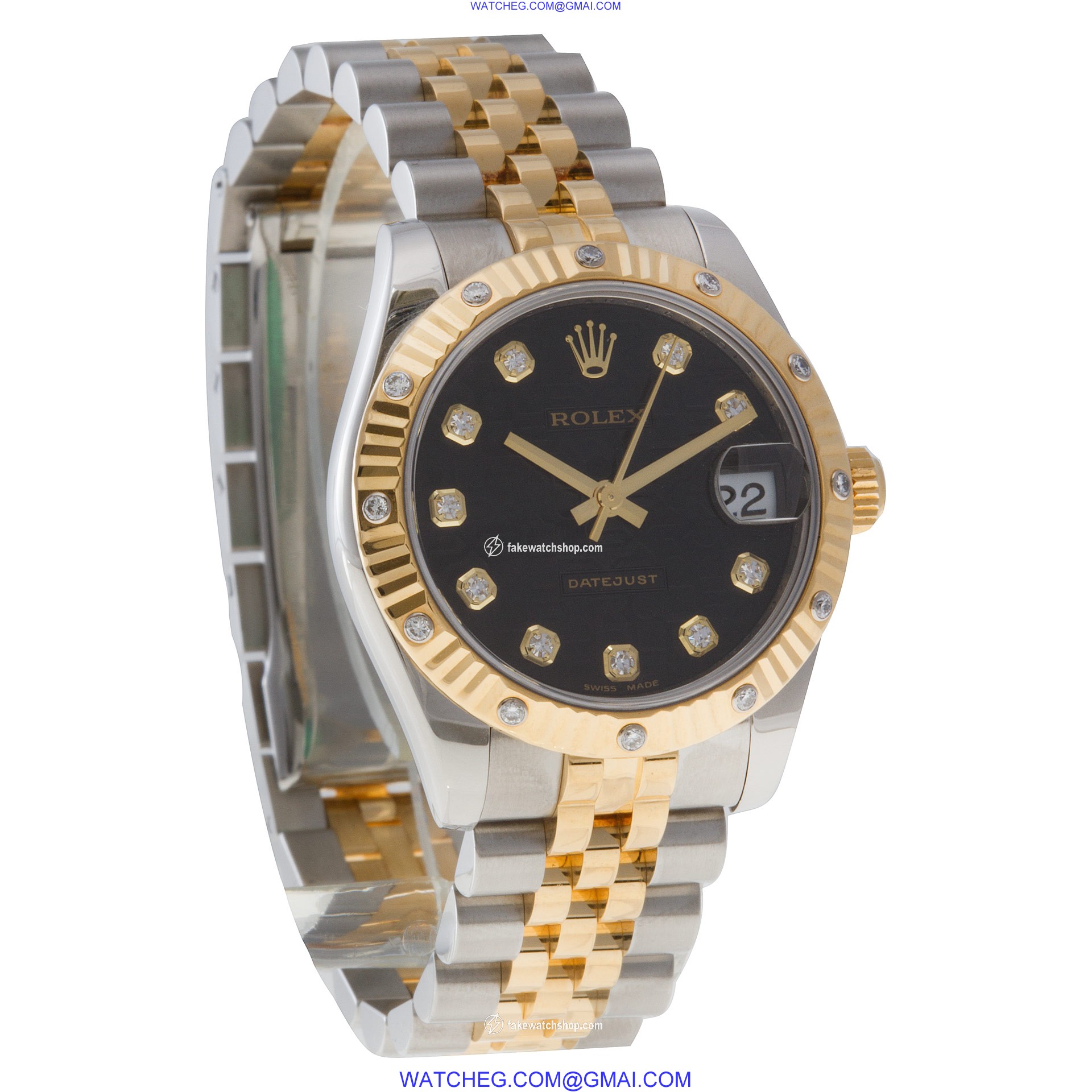Rolex 178313 Datejust Automatic Female 18k Yellow Gold 4