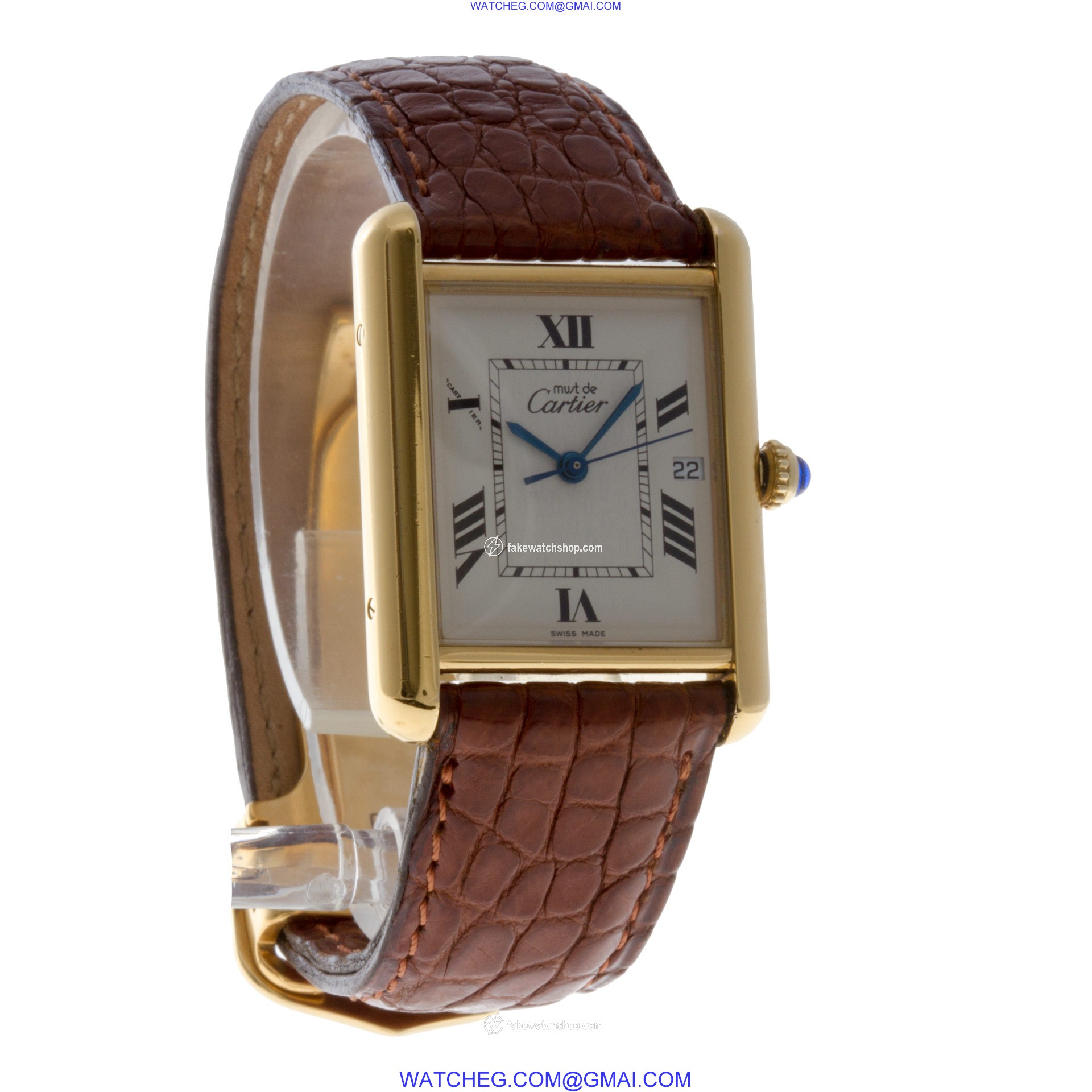 Cartier 2413 Tank Quartz Female plaque 4