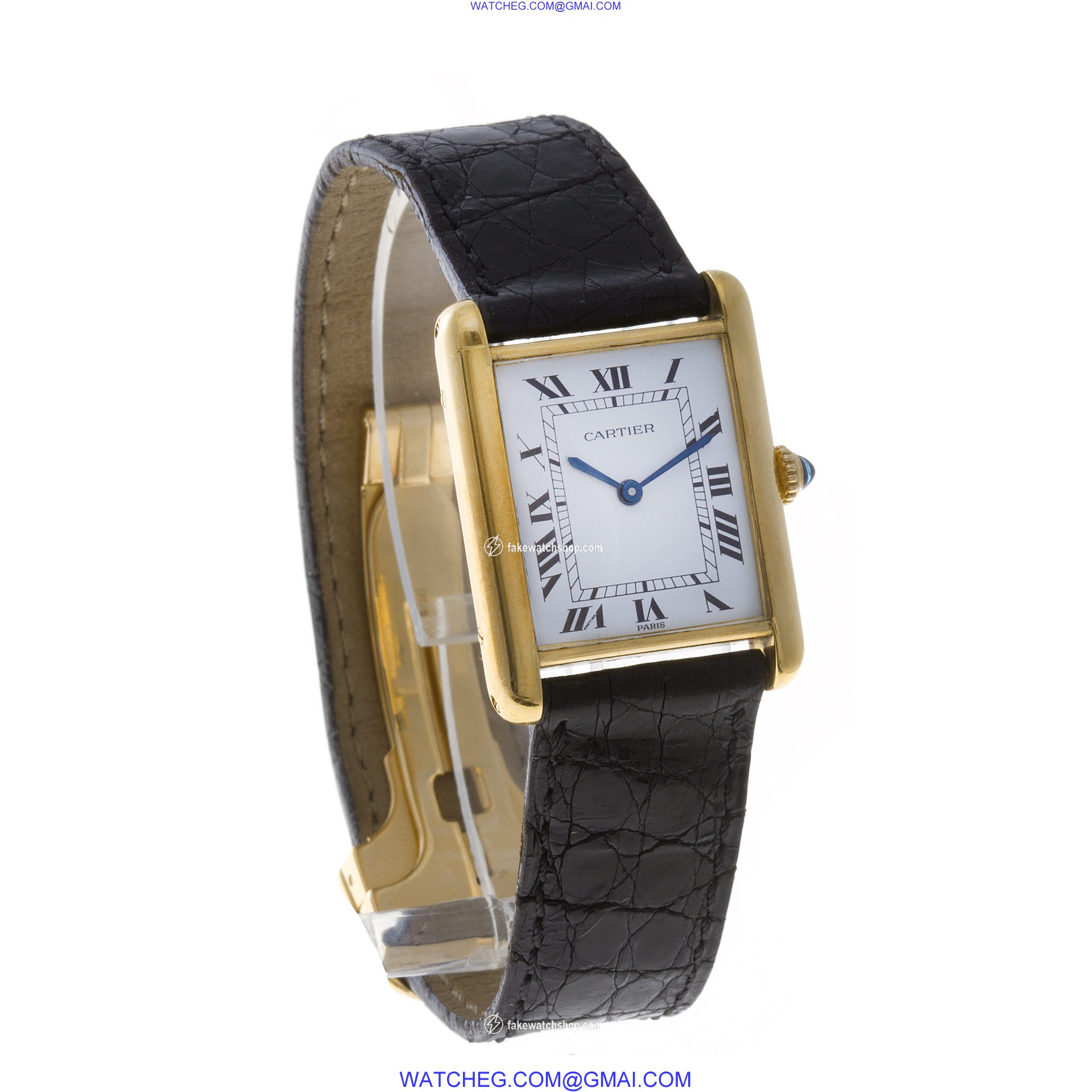 Cartier 1223 Tank Manual Female 18k yellow gold 4