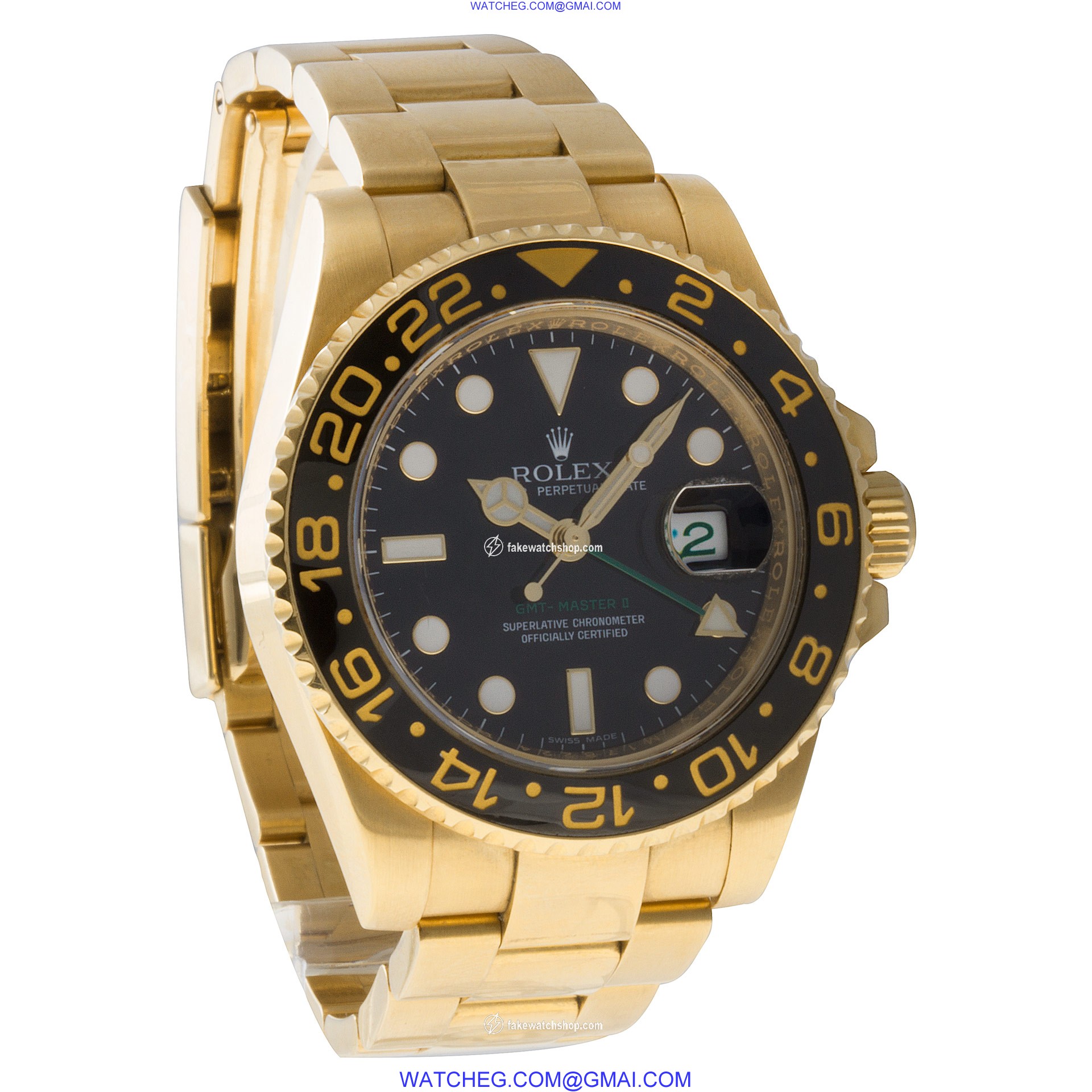 Rolex 116718 GMT-Master Automatic Male 18k yellow gold 4