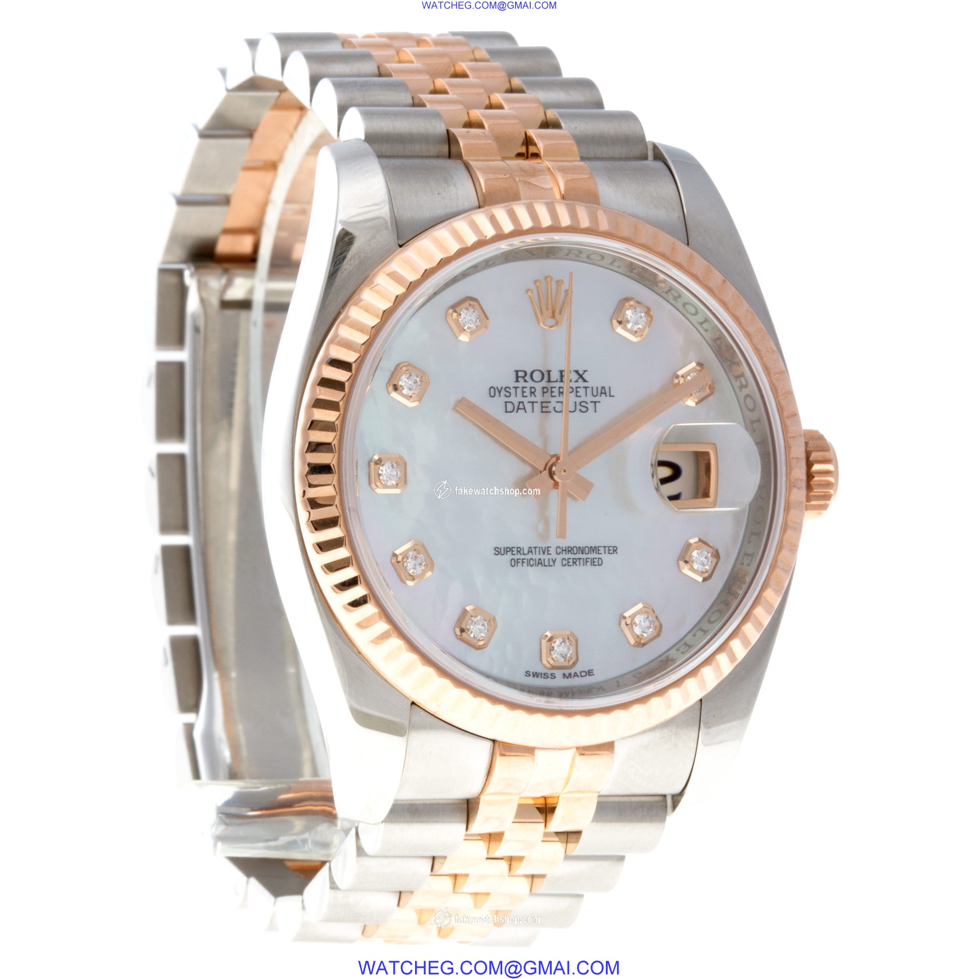 Rolex 116231mbj Datejust Automatic Female Stainless Steel 4