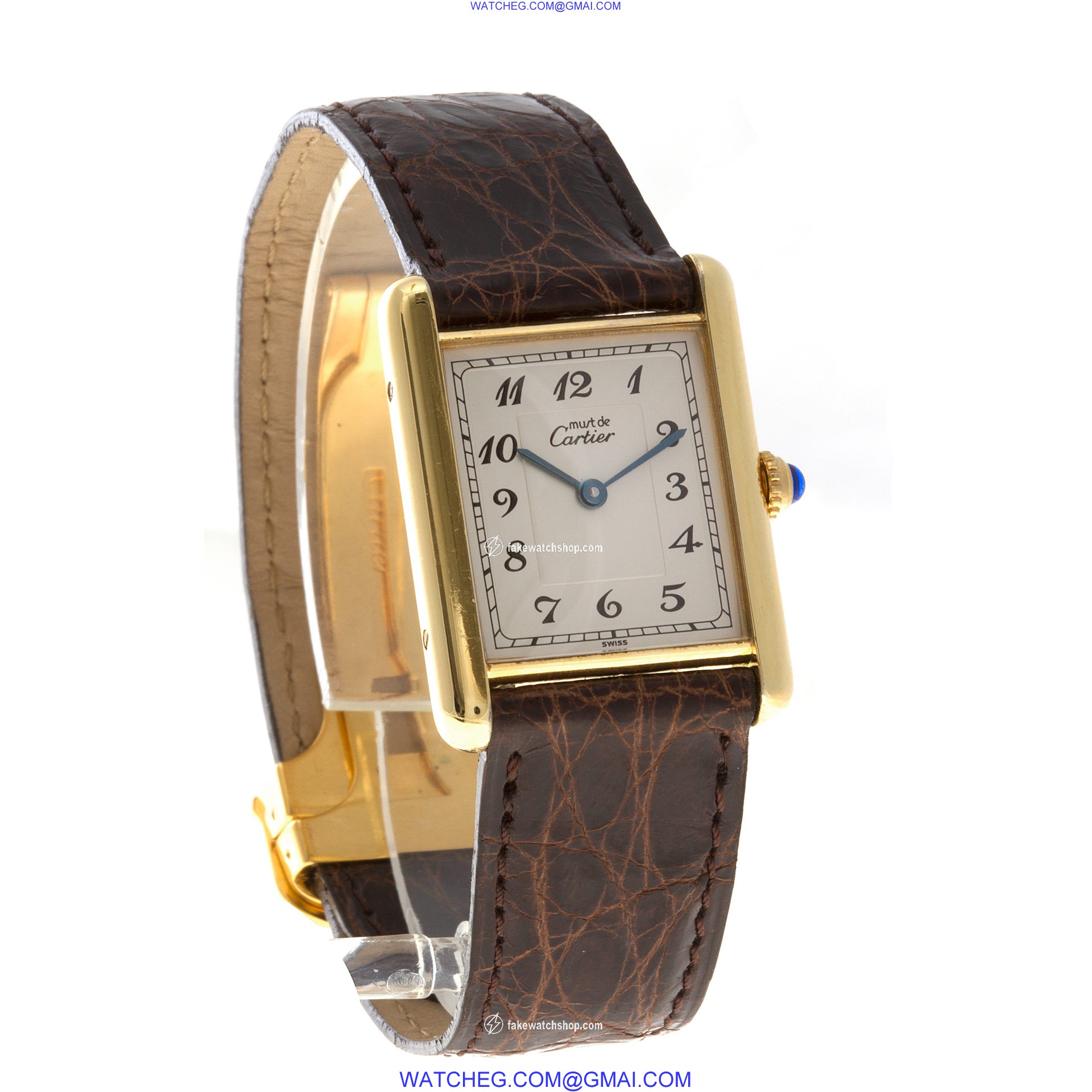 Cartier 590005 Tank Vermeil Quartz Female Vermeil 4
