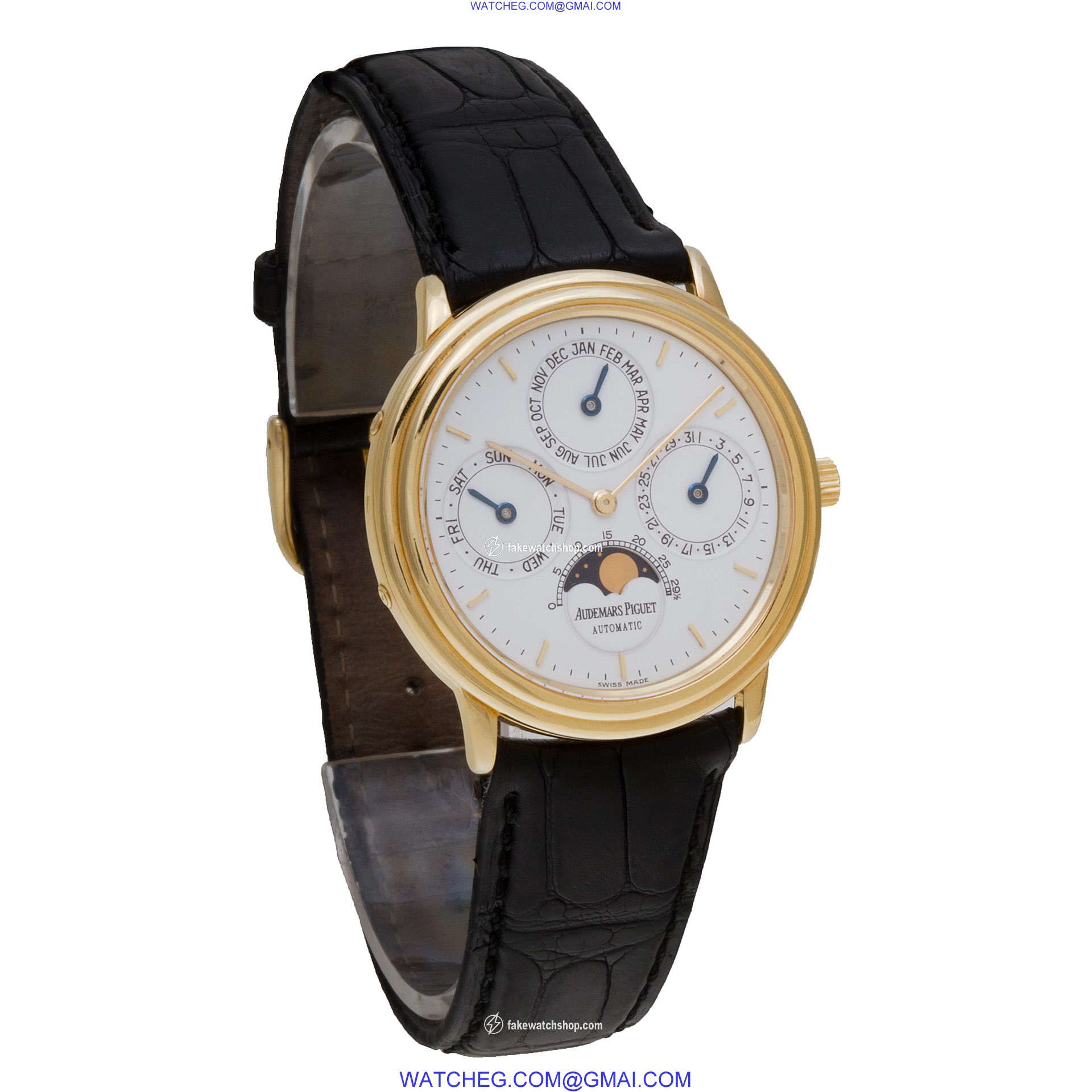 Audemars Piguet c15809 Perpetual Calendar Automatic Male 18k yellow gold 4