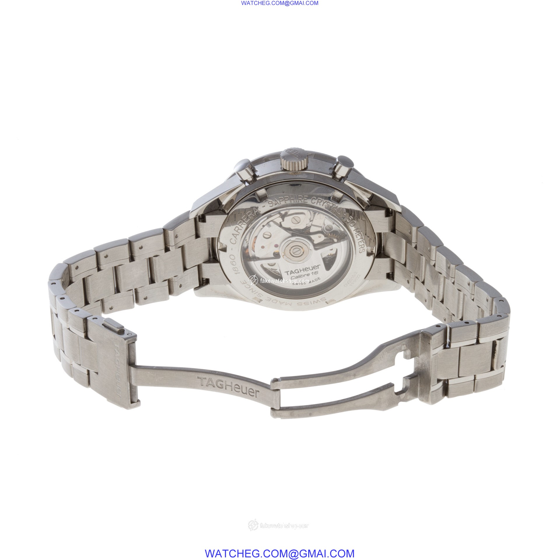 Tag Heuer cv2010-2 Carrera Automatic Male Stainless Steel 4
