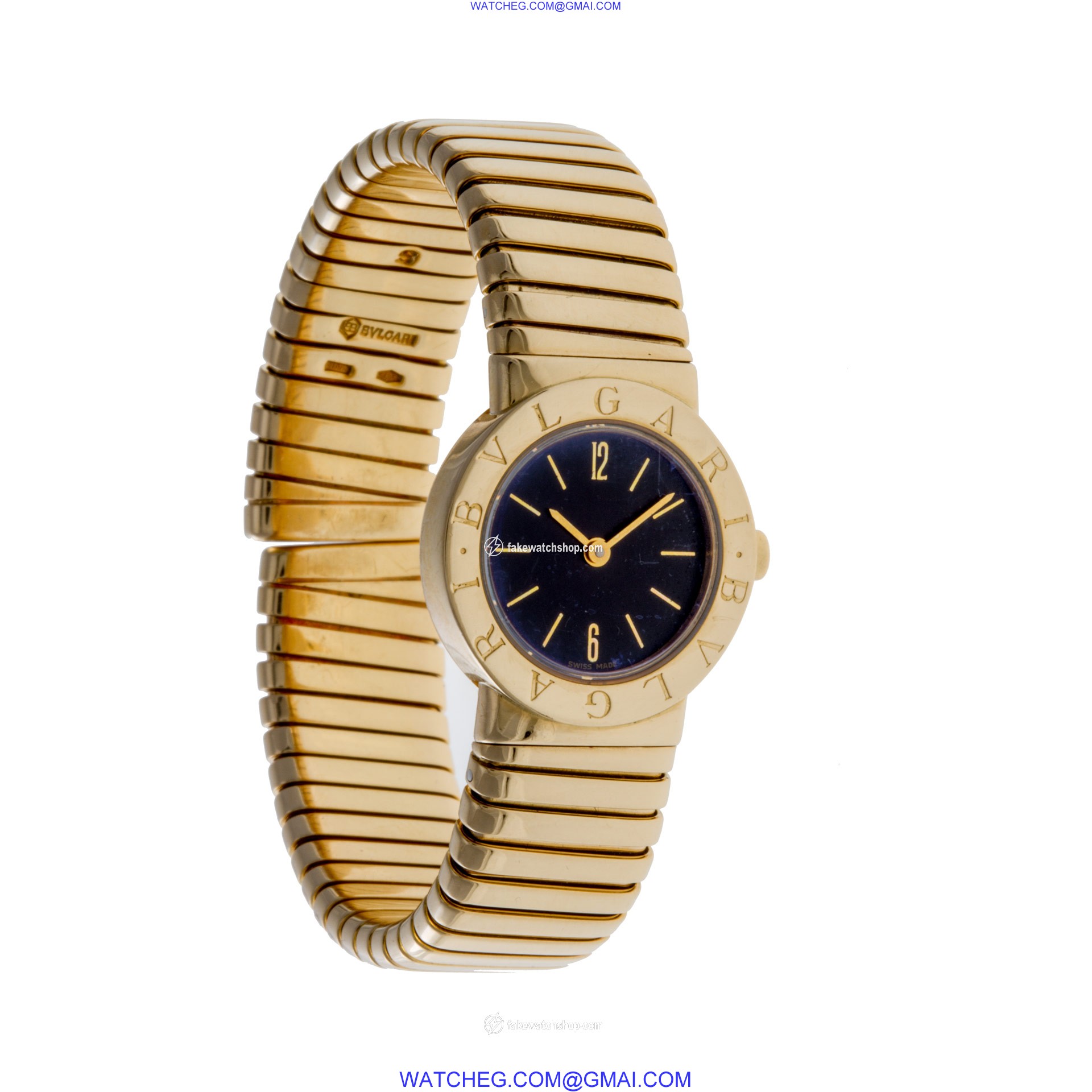 Bvlgari BB232T Tubogas Quartz Female 18k yellow gold 4