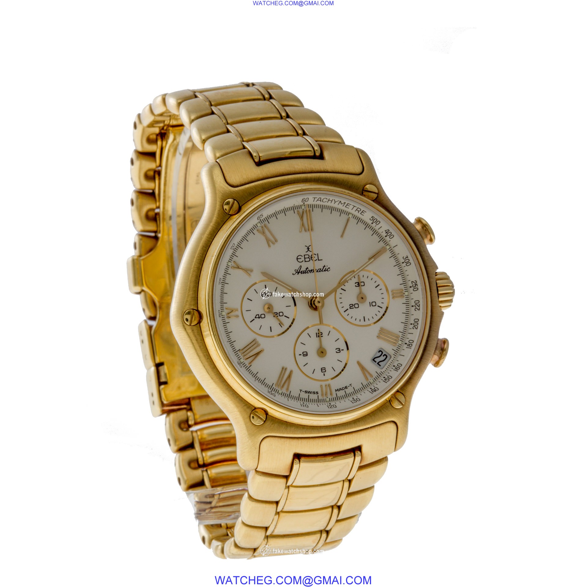 Ebel 8134801 Chronograph Automatic Male 18k yellow gold 4