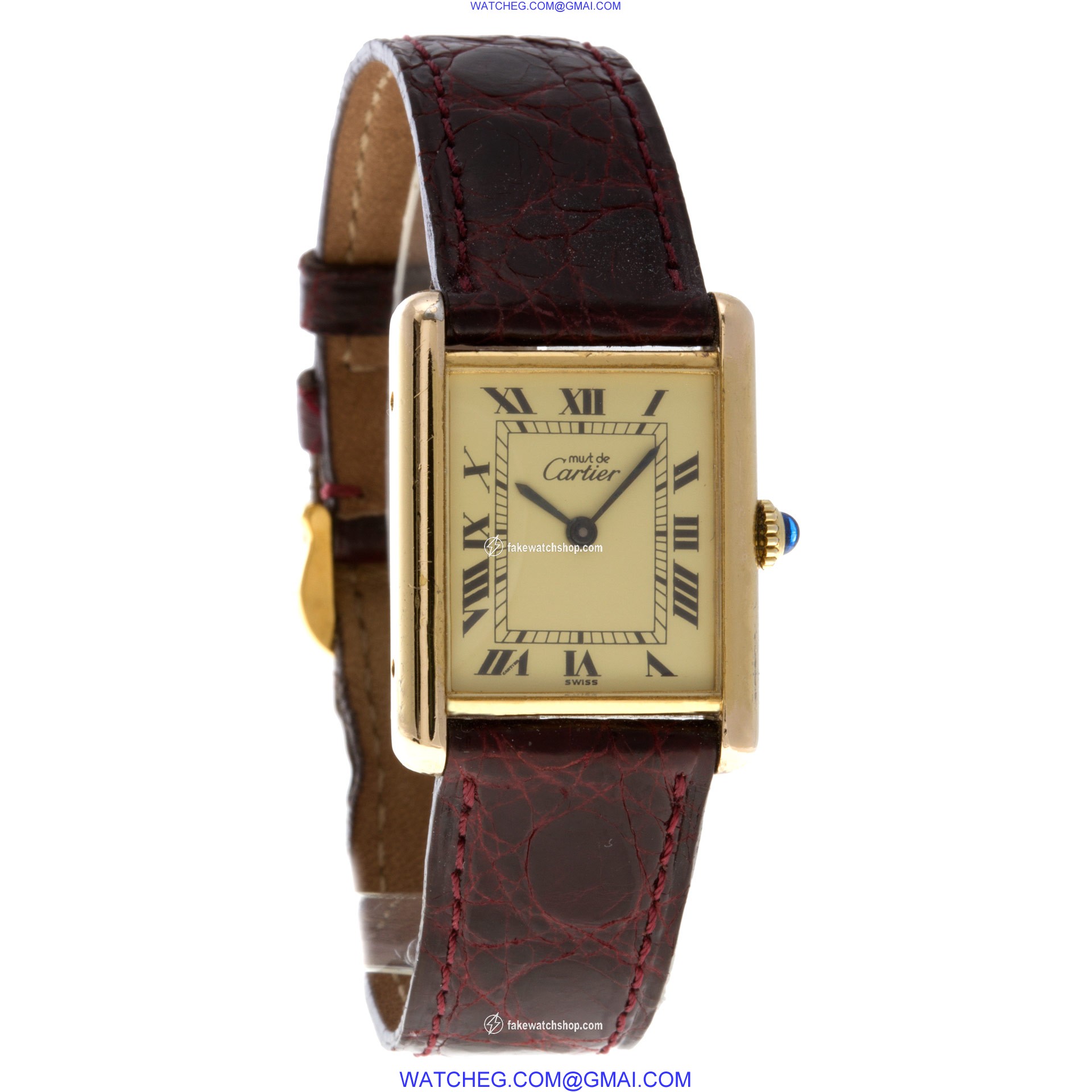 Cartier 60029 Tank Vermeil Manual Female Vermeil 4