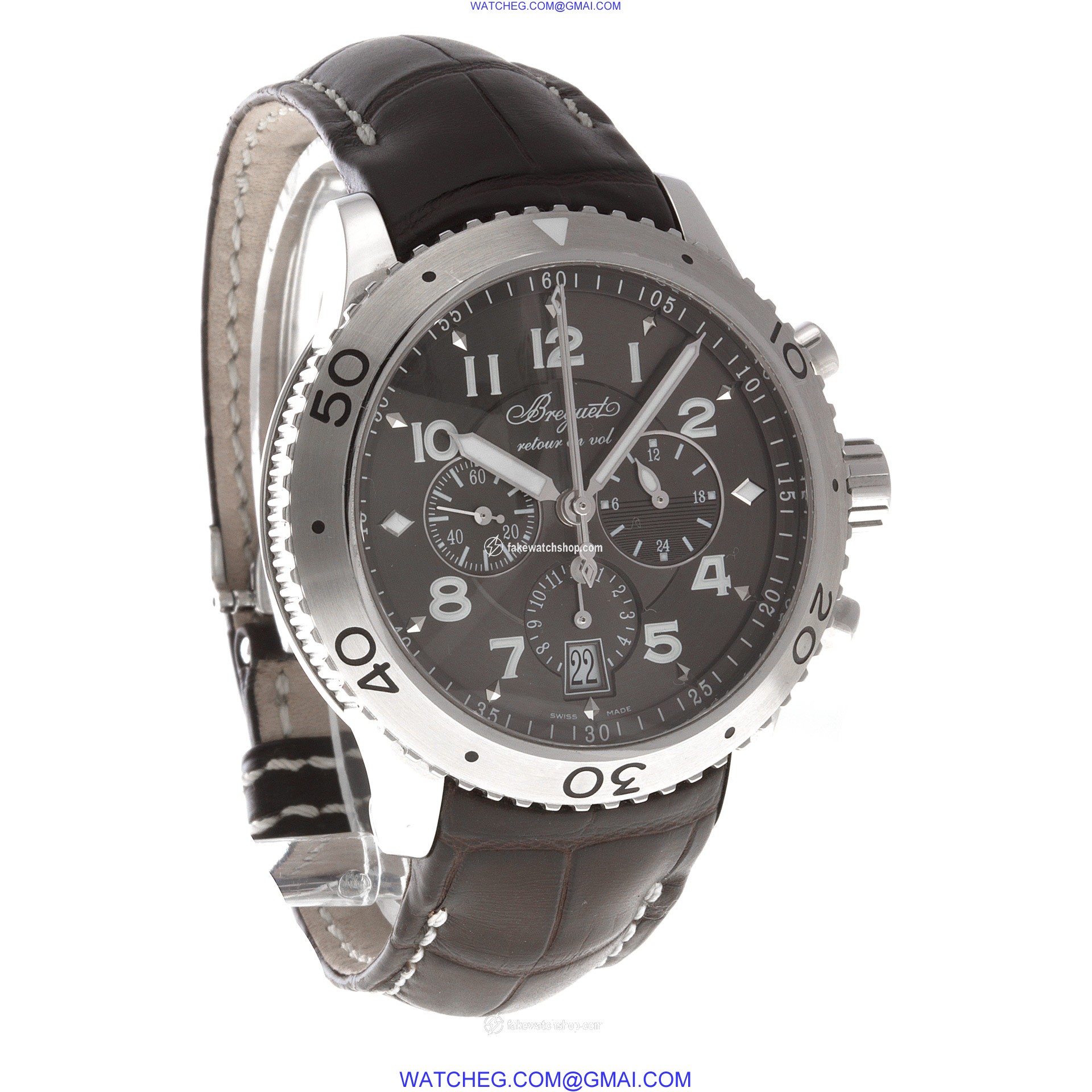 Breguet 3810ST/92/9ZU Type XXI Automatic Male Stainless Steel 4