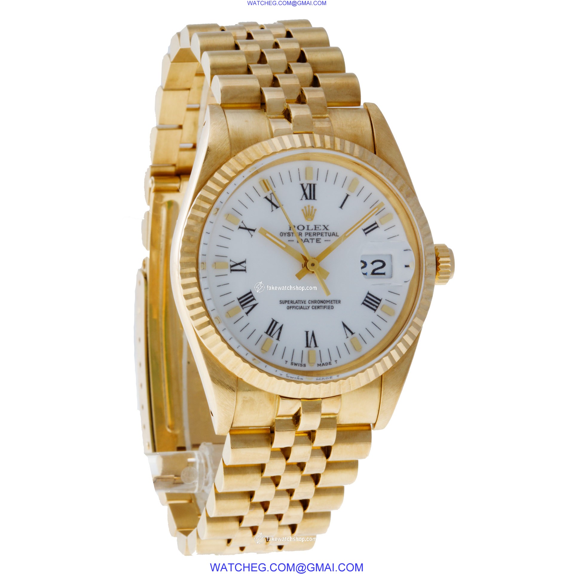 Rolex 15037 Date Automatic Male 14k yellow gold 4
