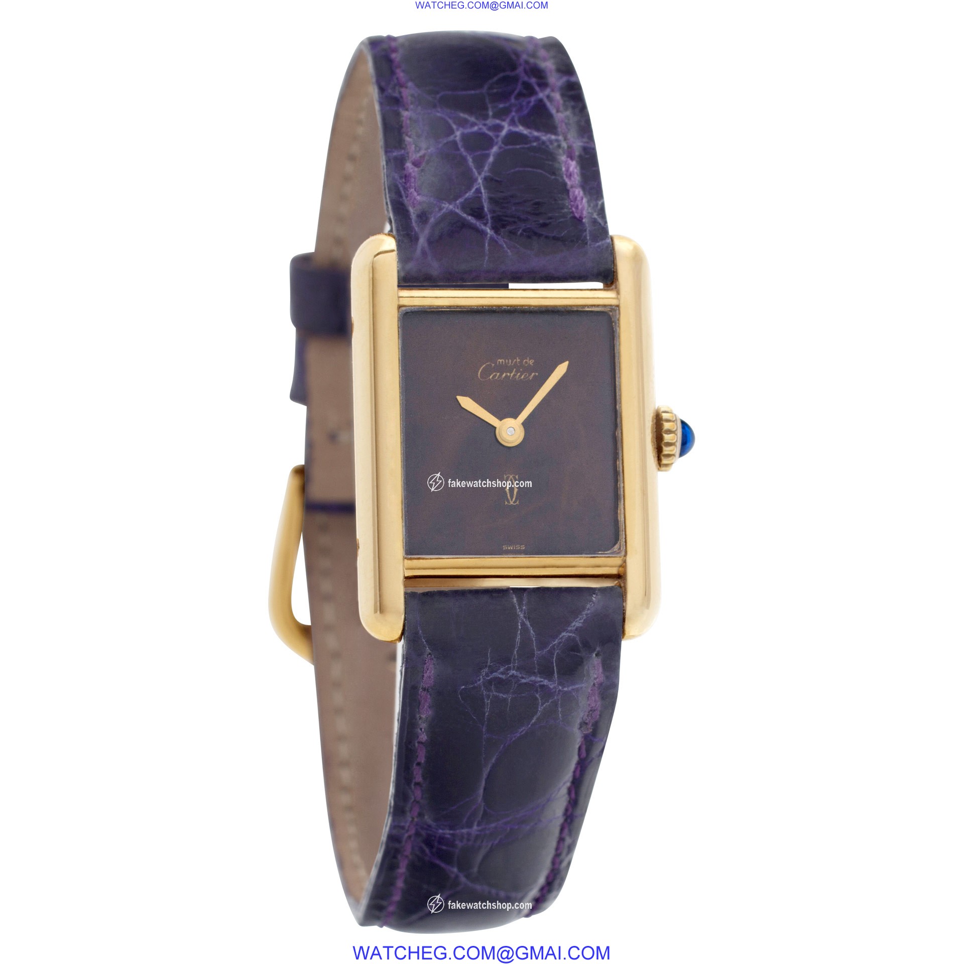 Cartier Cartier 1991 Tank Quartz Female Vermeil 4