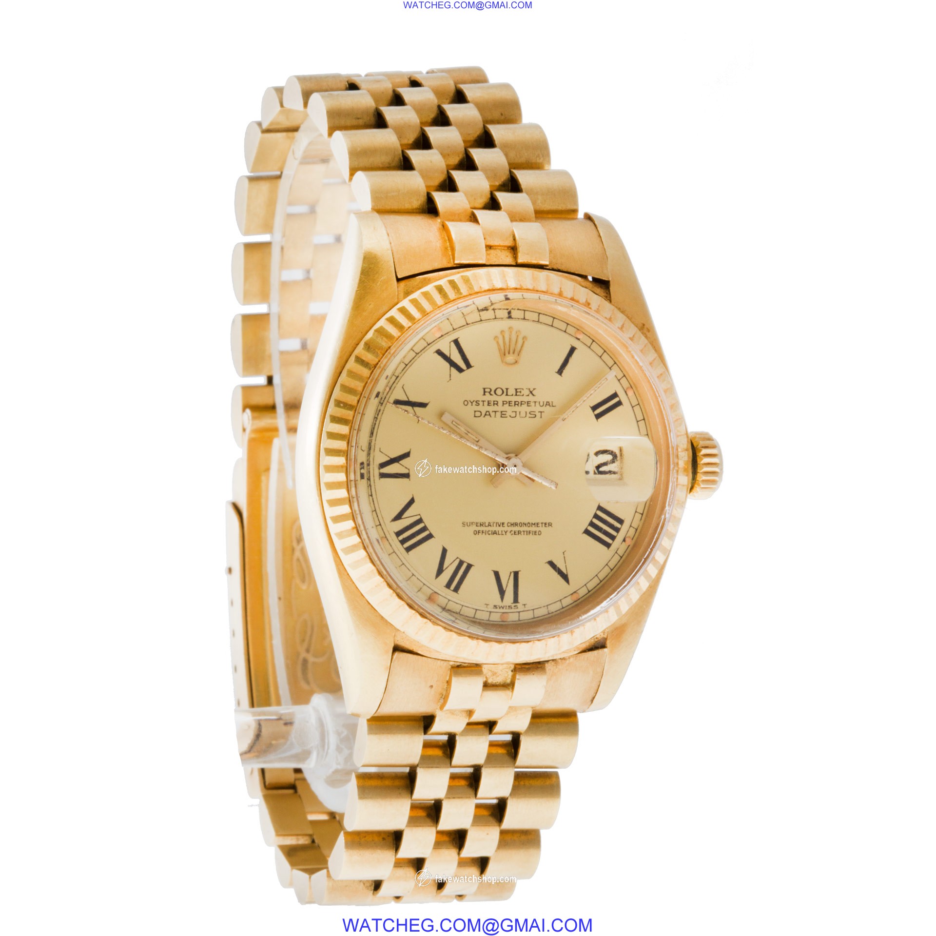 Rolex 1601 Datejust Automatic Male 18k yellow gold 4