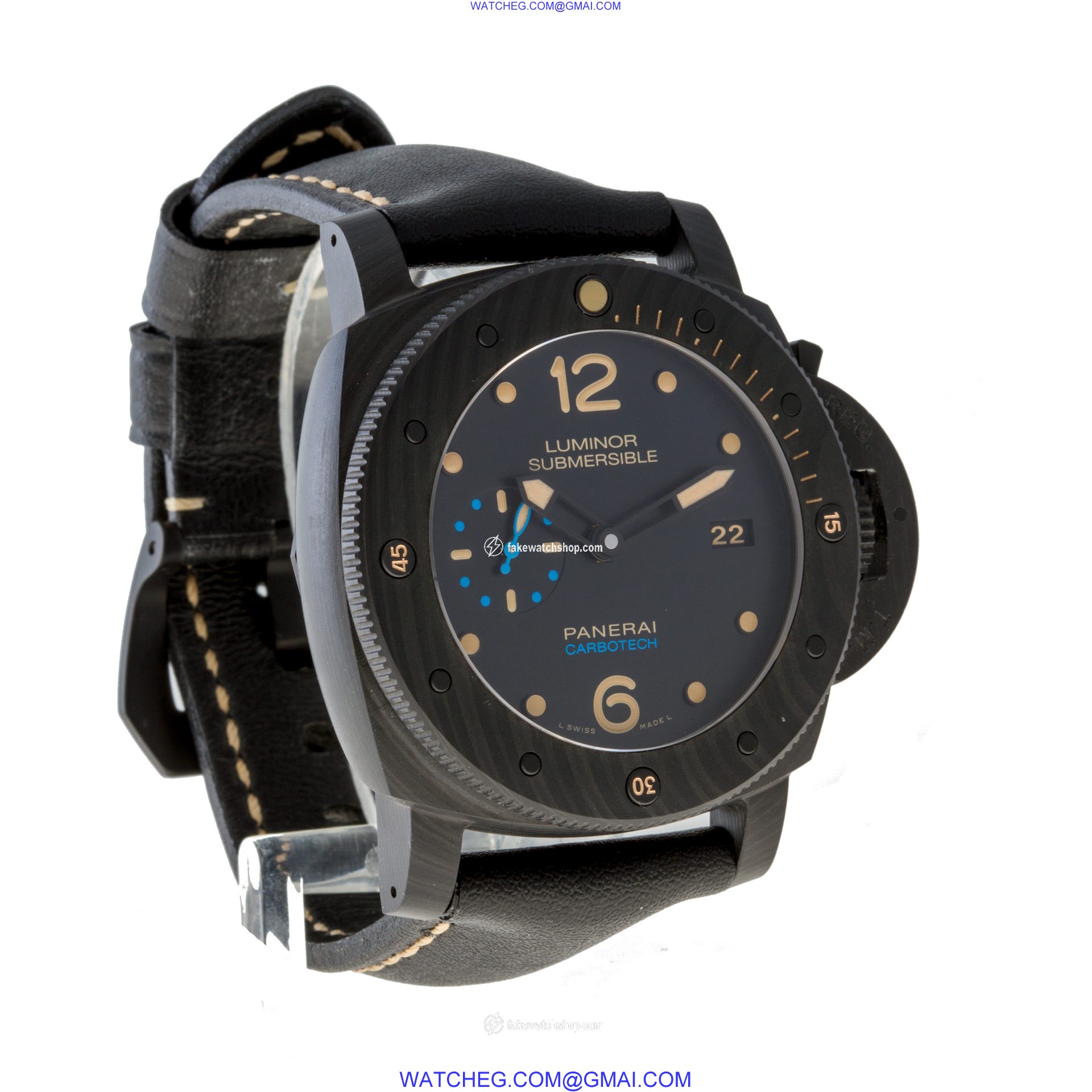 Panerai PAM00616 Submersible Automatic Male Carbon Fiber 4