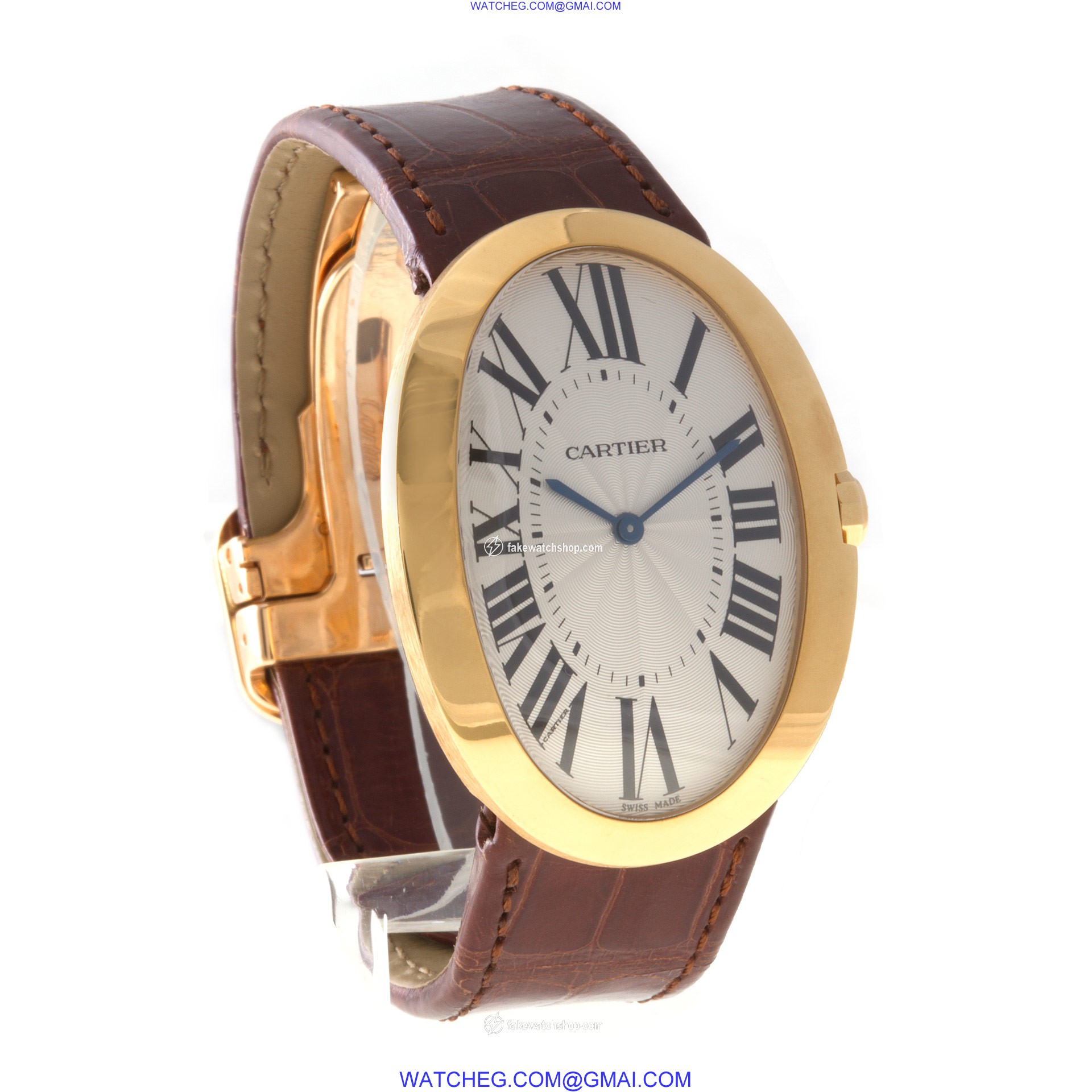 Cartier W8000013 Baignoire Manual Unisex 18k yellow gold 4