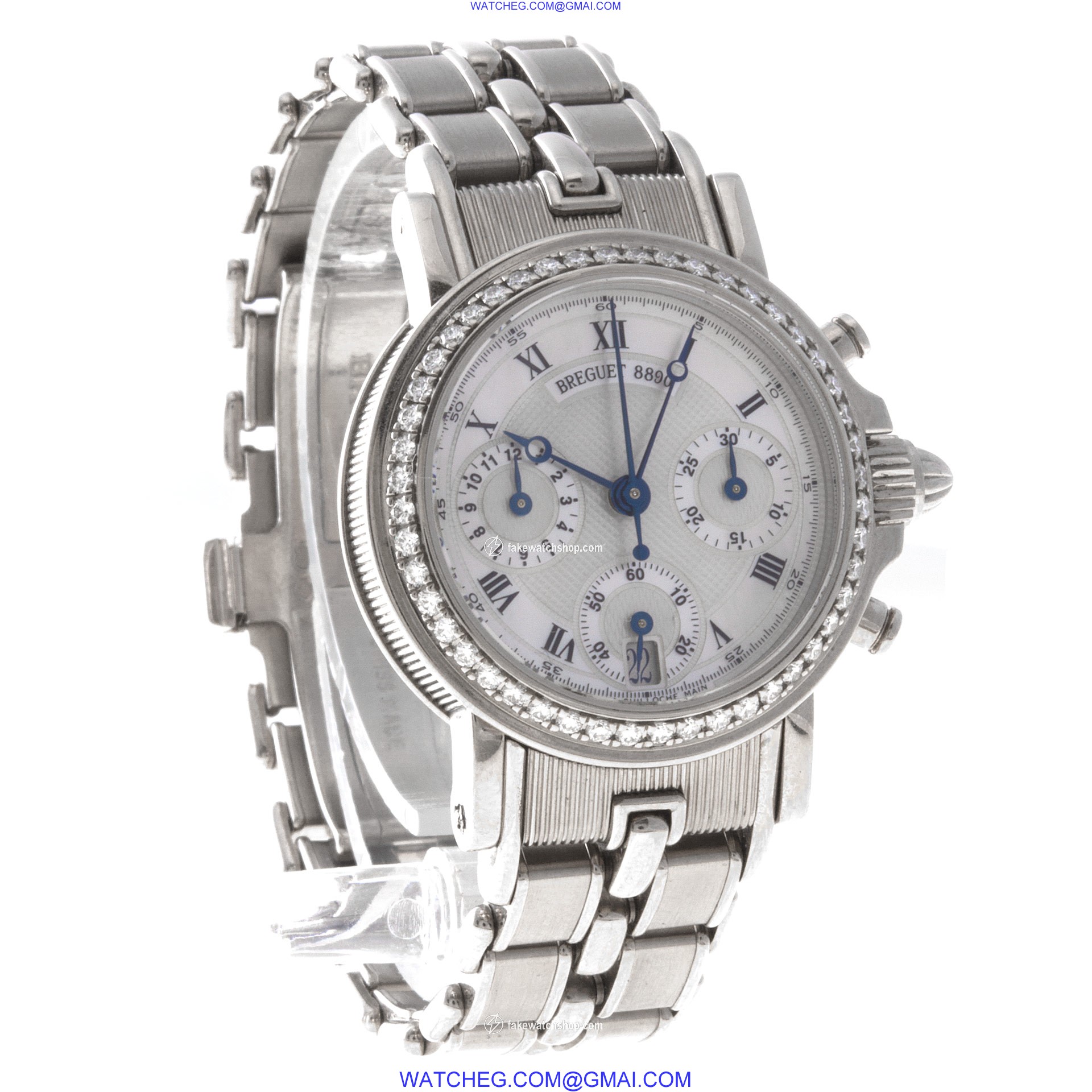 Breguet 0031536 Horloger de la Marine Automatic Female 18k White Gold 4