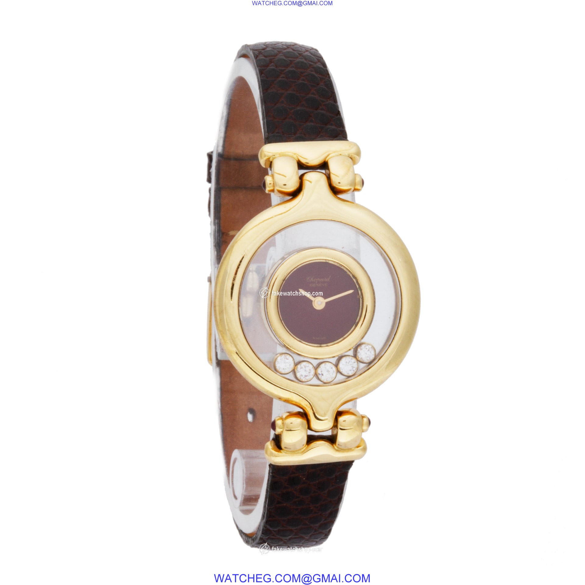 Chopard 4101 Happy Diamond Quartz Female 18k yellow gold 4