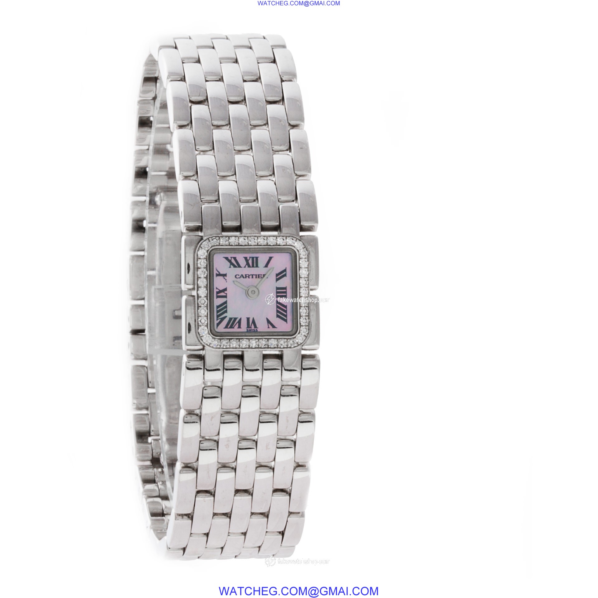 Cartier WG3002T8 Ruban Quartz Female 18k White Gold 4