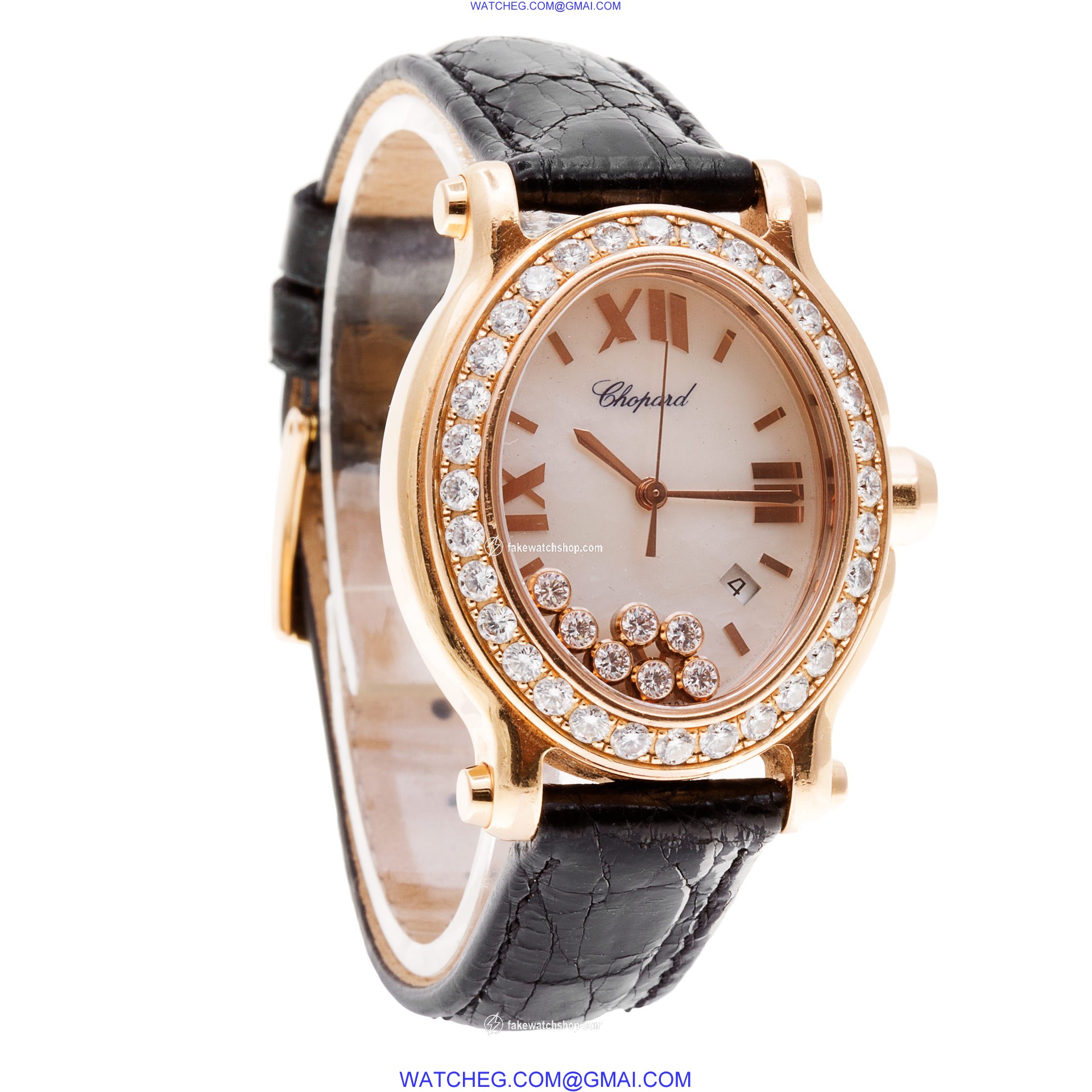 Chopard 275350 Happy Sport Quartz Female 18k rose gold 4